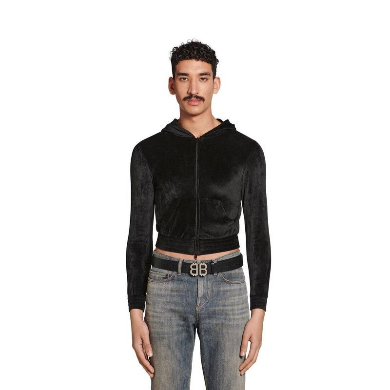Balenciaga o1bcso1str0226 Size: 85 / Crypto Bb Belt In Black Size 34 - 2 Thumbnail