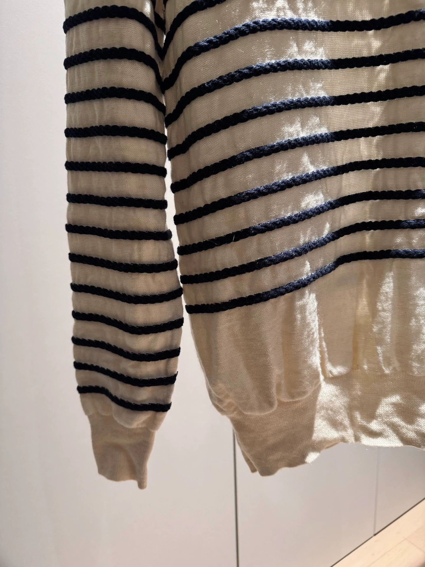 Dior DiorHomme 09SS Striped Wool Blend Shirt 44 Hedi Slimane Size US S / EU 44-46 / 1 - 2 Thumbnail