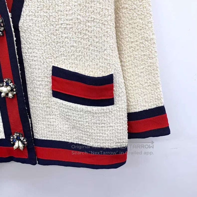 Gucci Gucci Colour-blocked striped rolled edge design diamond-en Size XS / US 0-2 / IT 36-38 - 4 Thumbnail