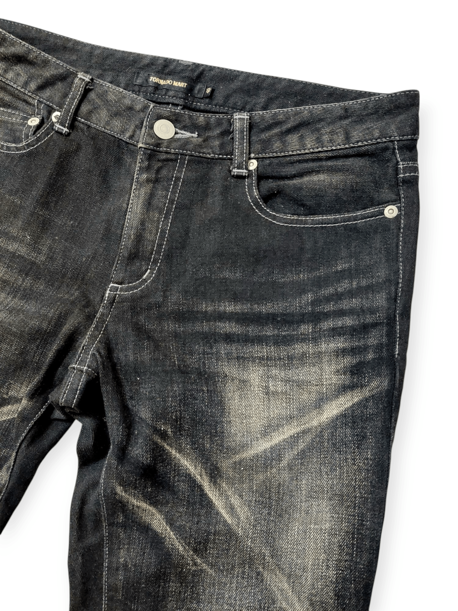 🔥Tornado Mart Japan Flared Claws Mark Denim