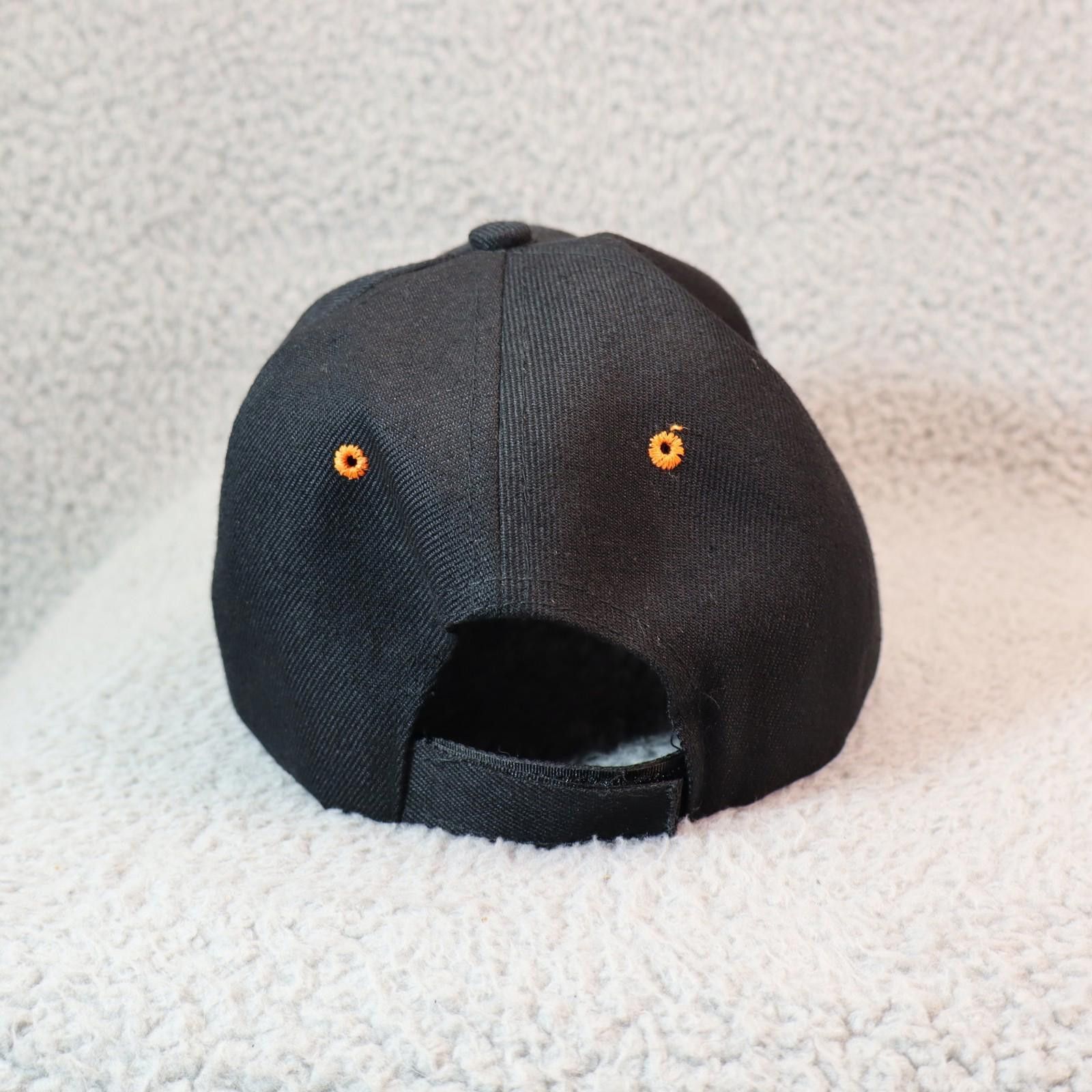 Other Vtg Harley Davidson Baseball Cap OSFM Black Orange Flames Size ONE SIZE - 5 Thumbnail