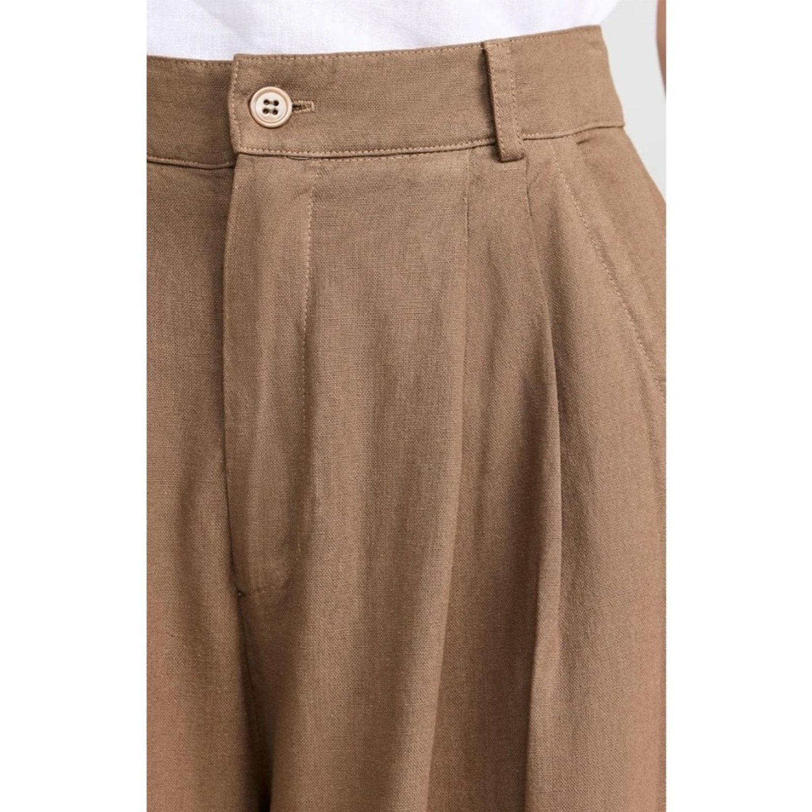 Other NEW! Stateside Women's Linen Wide Leg Trousers - S - $208 Size 27" / US 4 / IT 40 - 6 Thumbnail