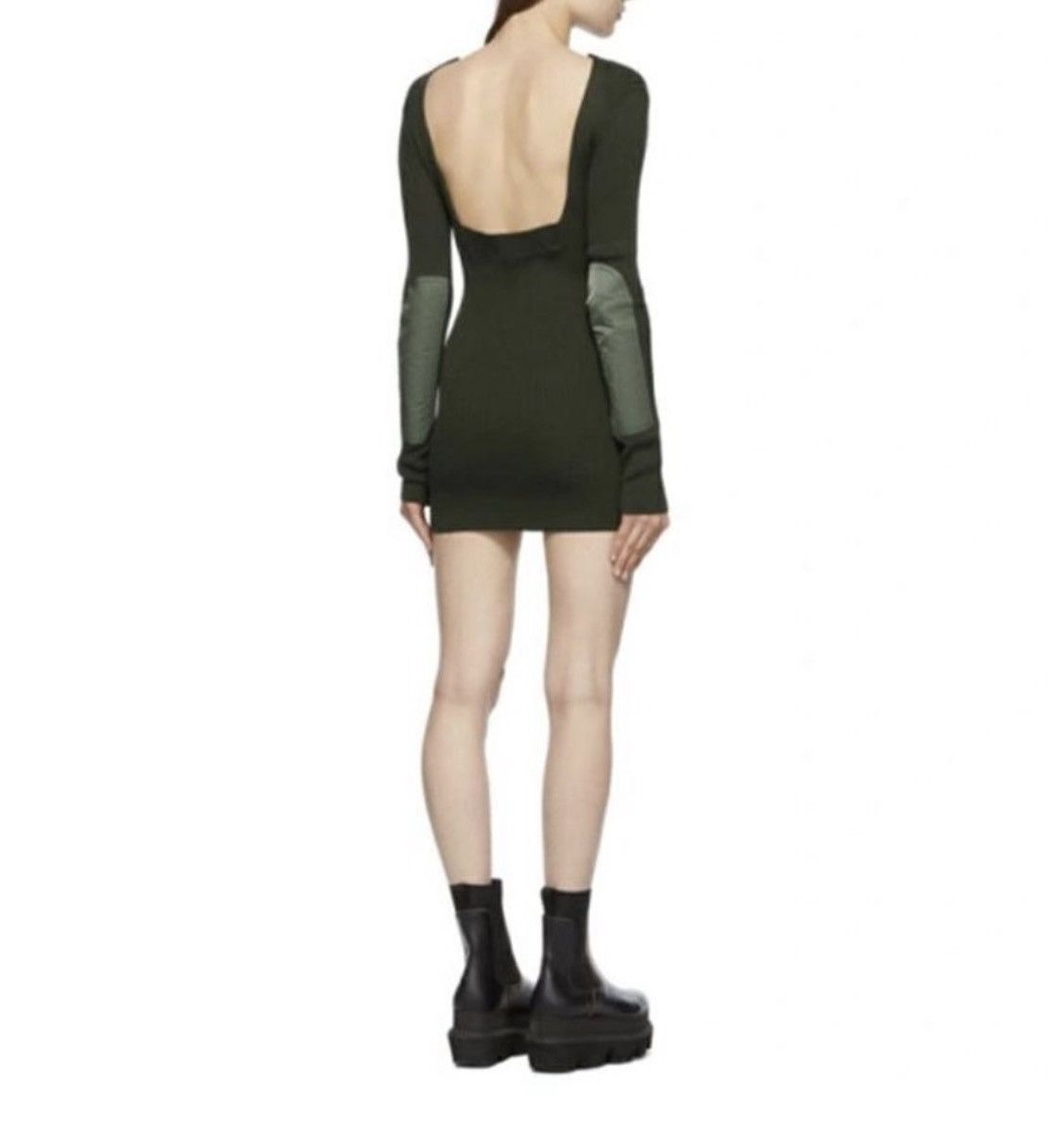 Sacai sacai ribbed military sweater dress Size S / US 4 / IT 40 - 2 Thumbnail
