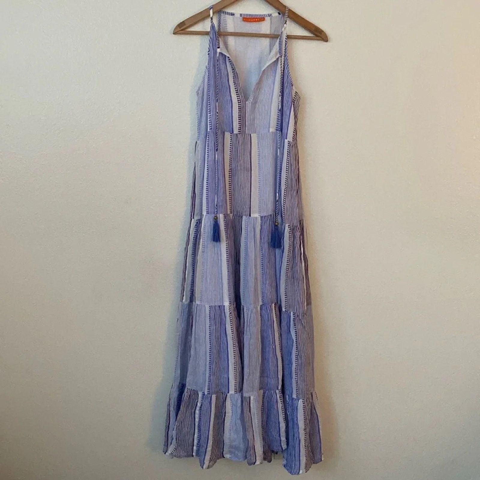 Oliphant Oliphant XS Camden Blue Maxi Dress Size XS / US 0-2 / IT 36-38 - 1 Thumbnail