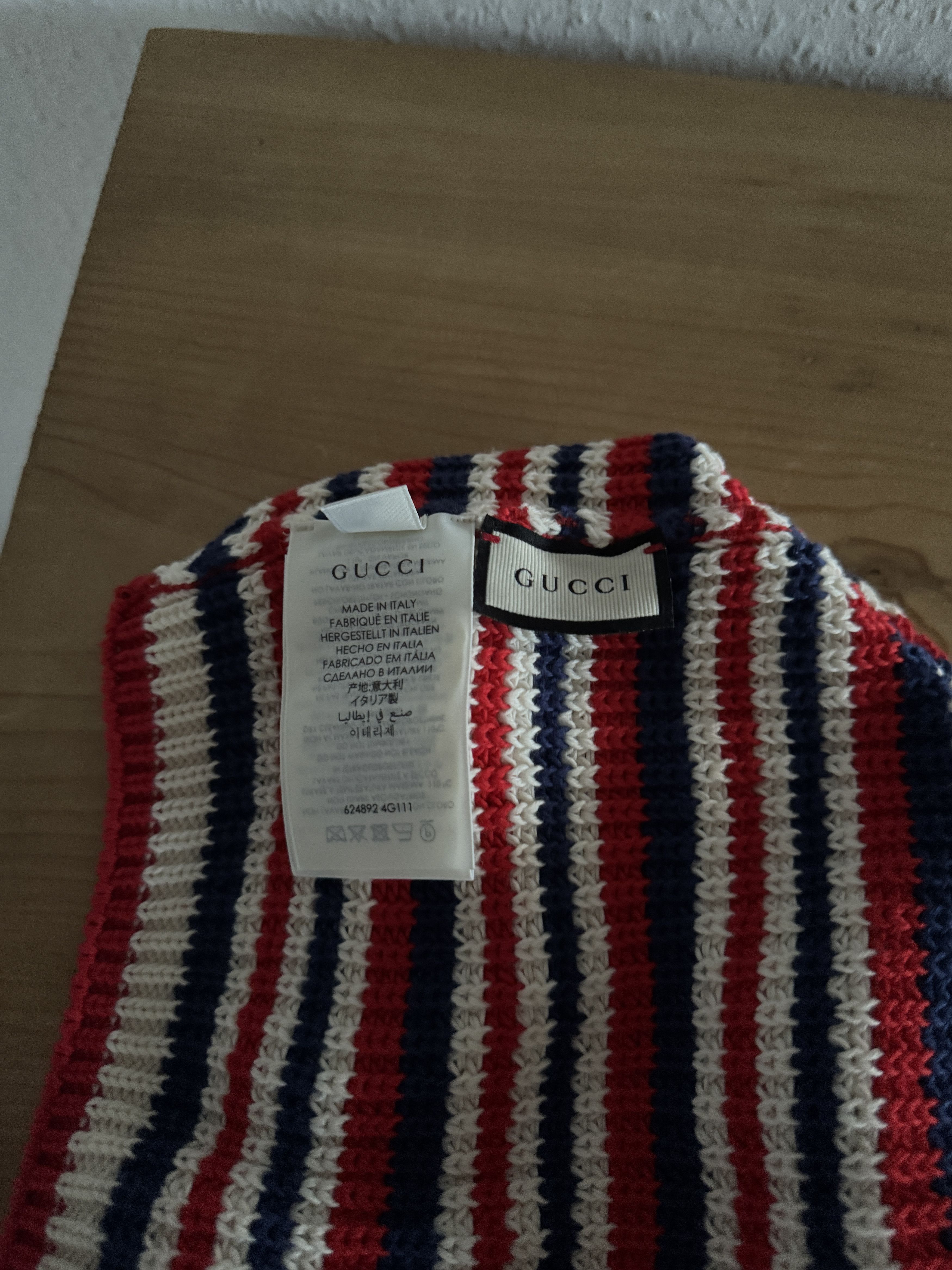 Gucci Striped Teddy Bear Beanie Size ONE SIZE - 6 Thumbnail