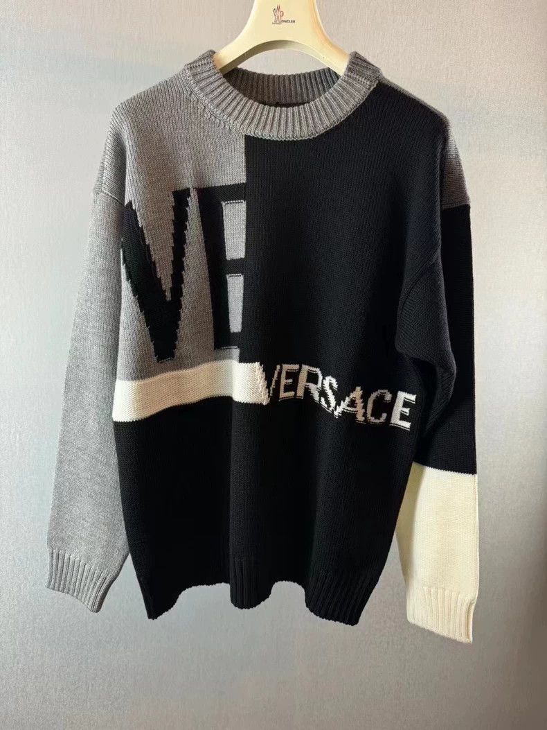 Versace Versace Color-blocked men's cardigans Size US L / EU 52-54 / 3 - 1 Thumbnail