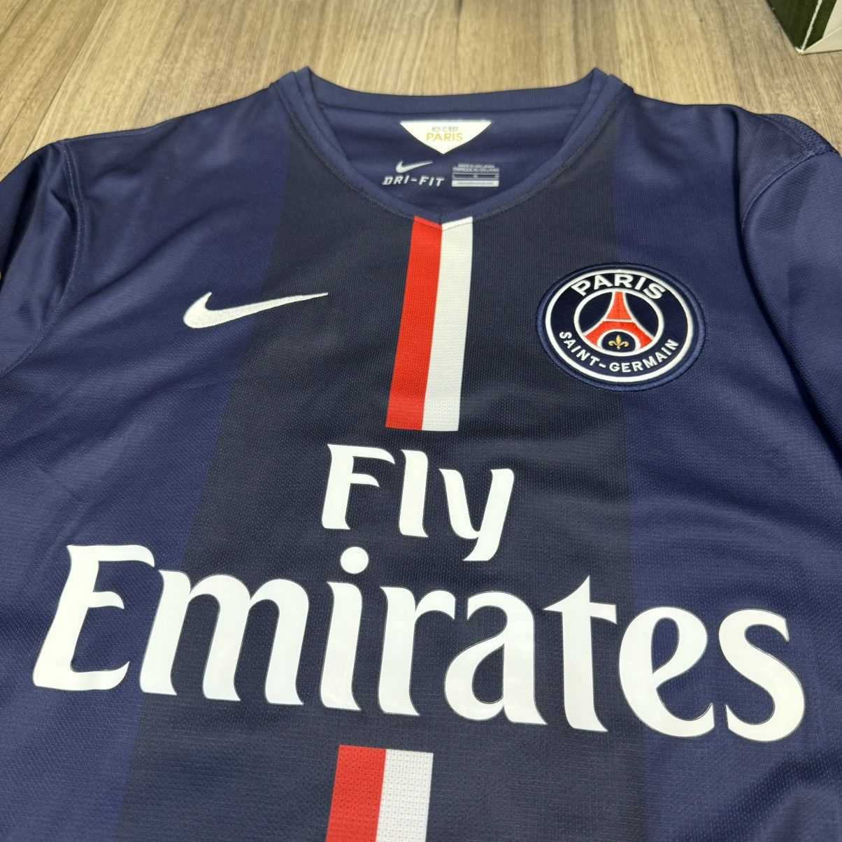 Nike × Sports Specialties PSG 14/15 player issue home shirt #10 Ibrahimovic(Bnwt) Size US L / EU 52-54 / 3 - 3 Thumbnail