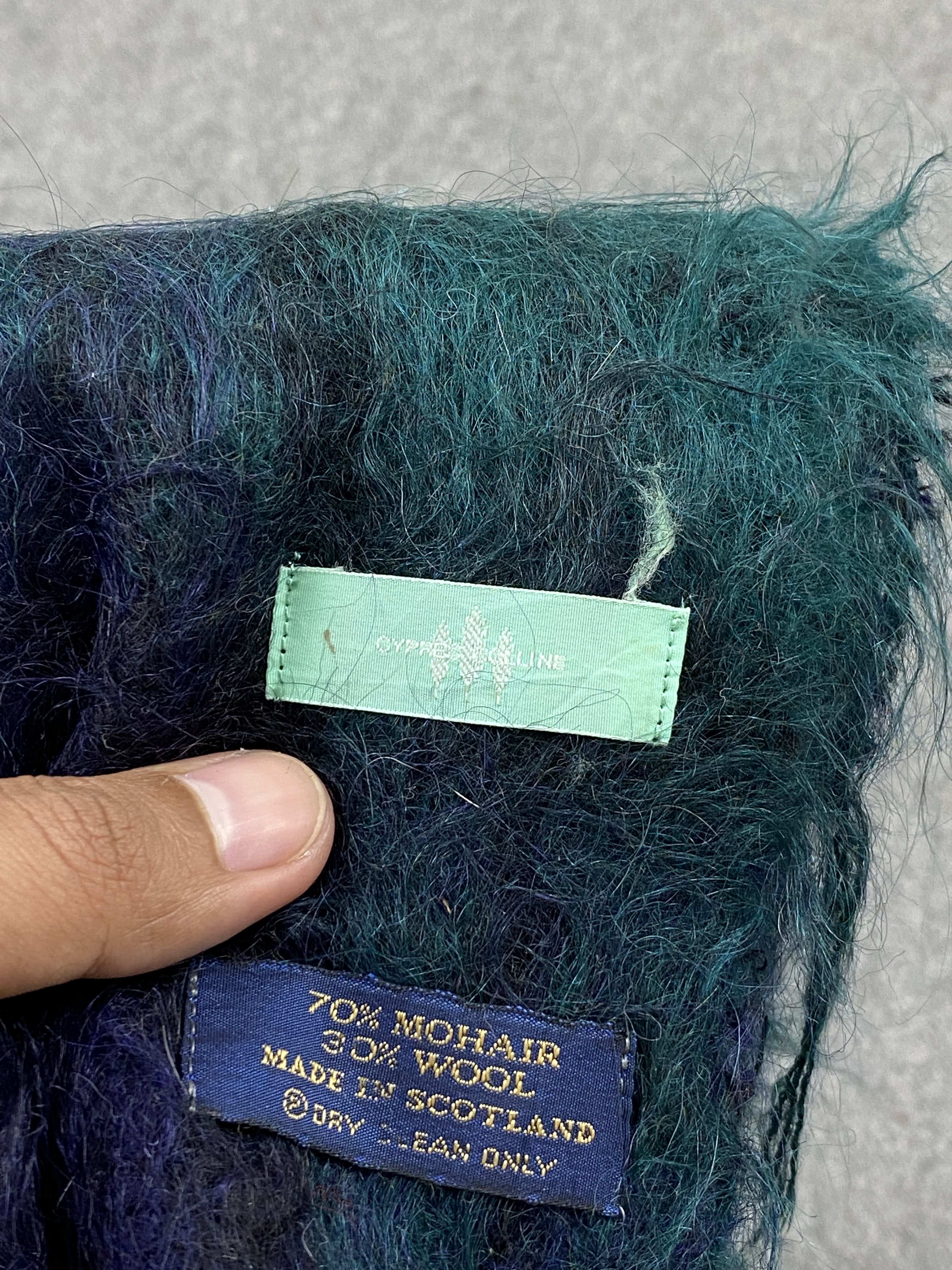 Other Tartan Mohair Scarf Muffler Neckwear SC0107 Size ONE SIZE - 7 Thumbnail