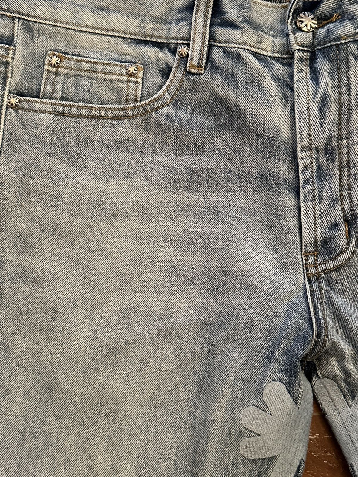 LOSTSHDWS Lostshdws Sun logo Denim Jeans. #32 Size US 32 / EU 48 - 3 Thumbnail