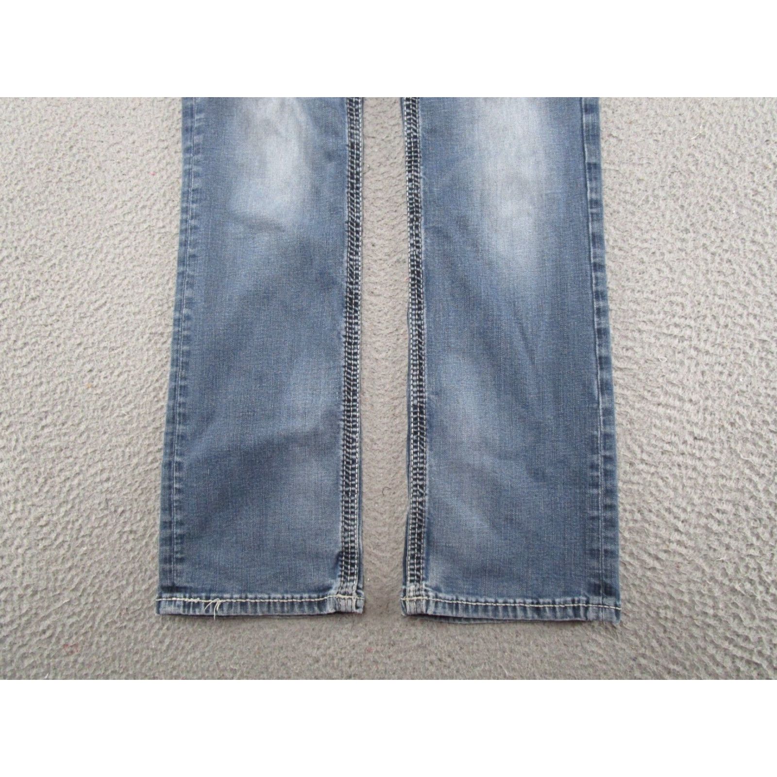 Buckle Black VINTAGE Buckle Black Fit No. 9 Straight Jeans Men's Size 30R Distressed Stretch Denim Size US 30 / EU 46 - 2 Thumbnail