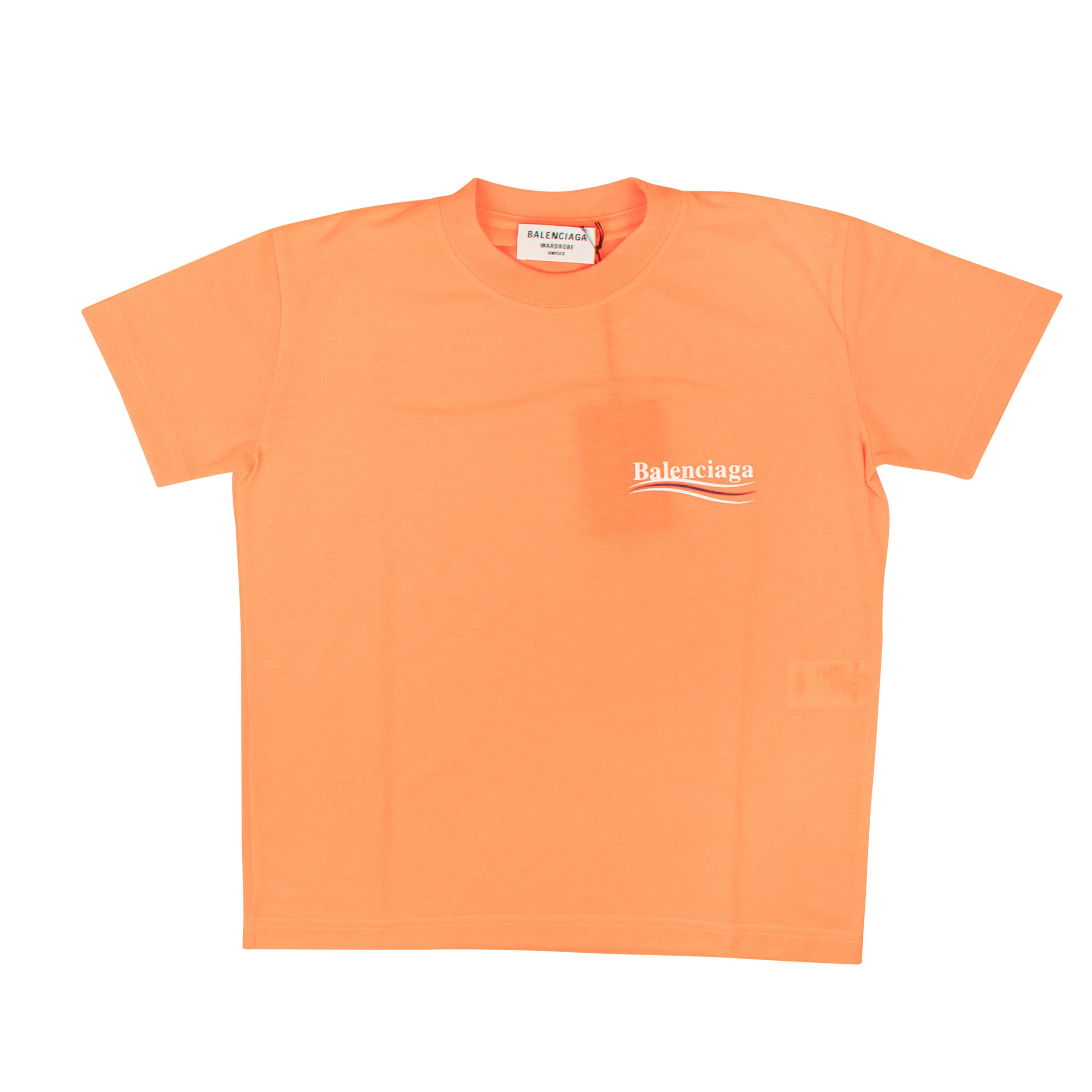 image of Balenciaga Orange Political Campign T-Shirt Size S, Women's