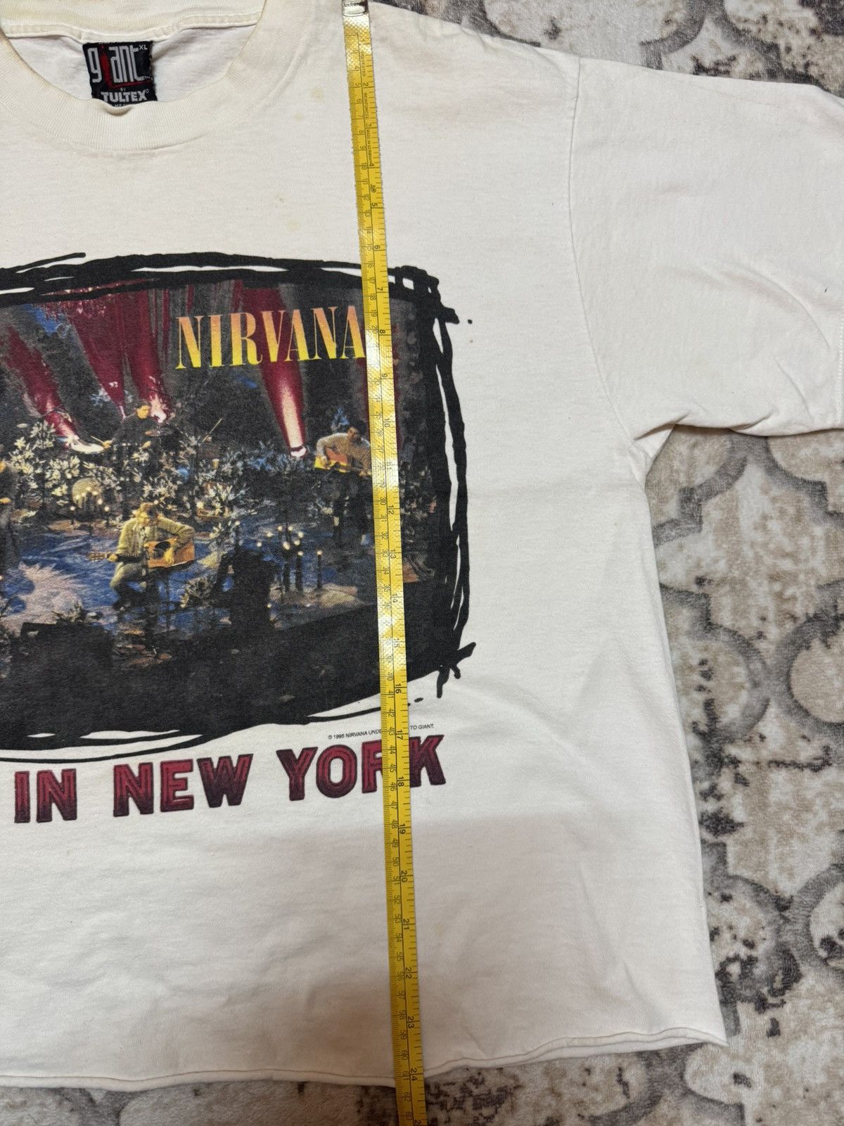 Other vintage nirvana live in new york Size US XL / EU 56 / 4 - 5 Thumbnail