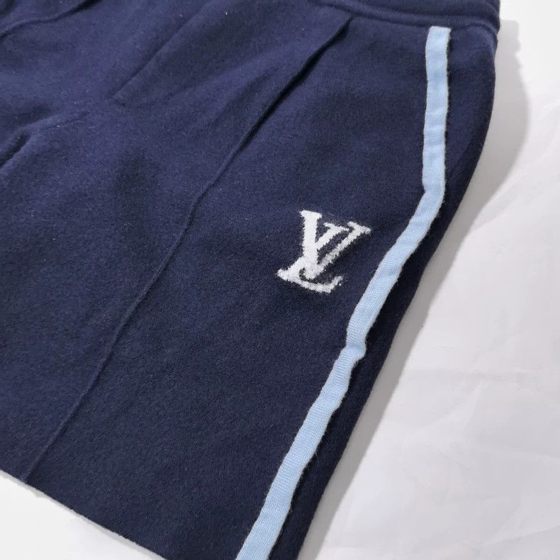 Louis Vuitton Louis Vuitton size m SS24 Navy Preppy Blue Wrap Knit Short Size US 28 / EU 44 - 3 Thumbnail