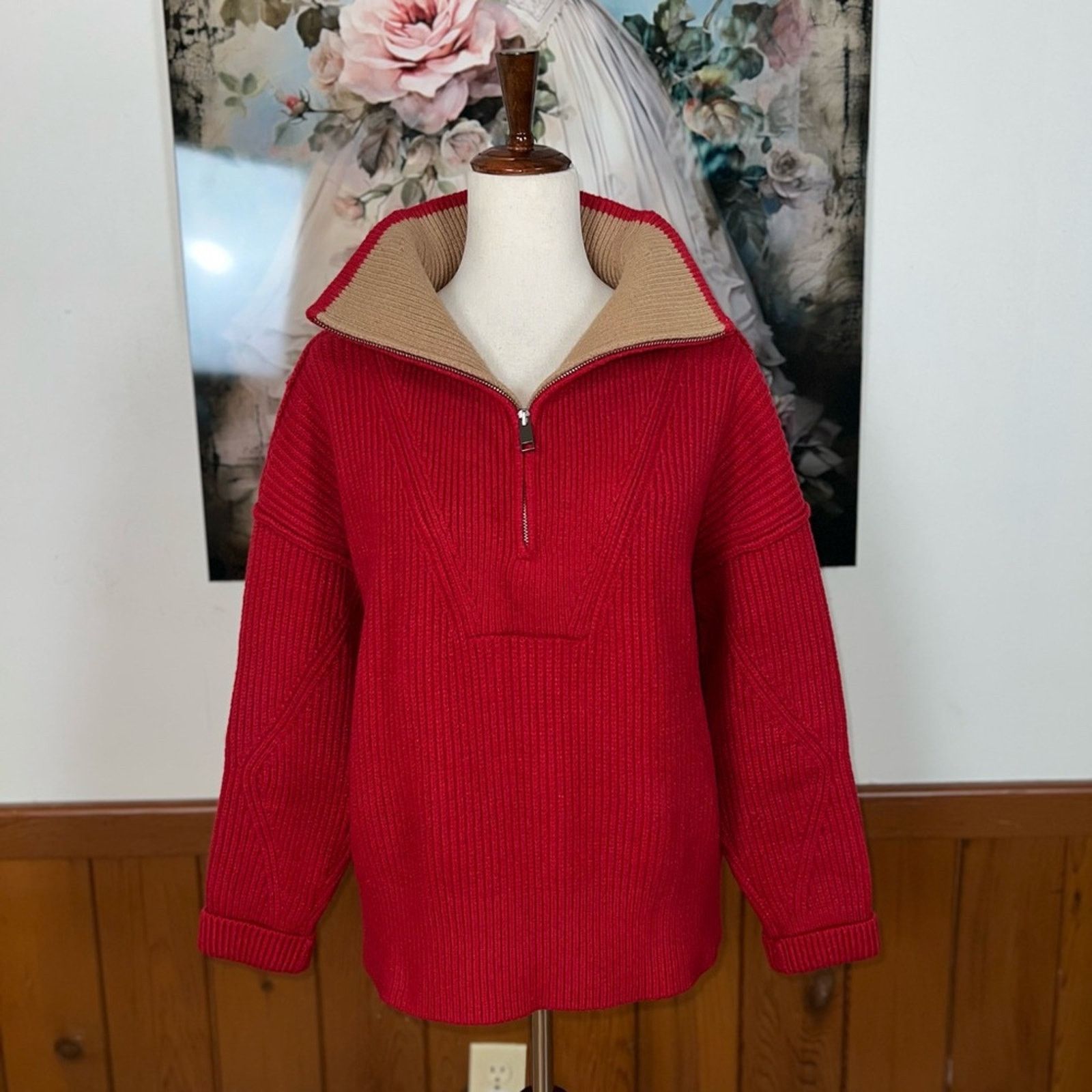 Banana Republic Vintage Y2K Banana Republic Heavy Cotton Ribbed Sweater! Size M / US 6-8 / IT 42-44 - 4 Thumbnail