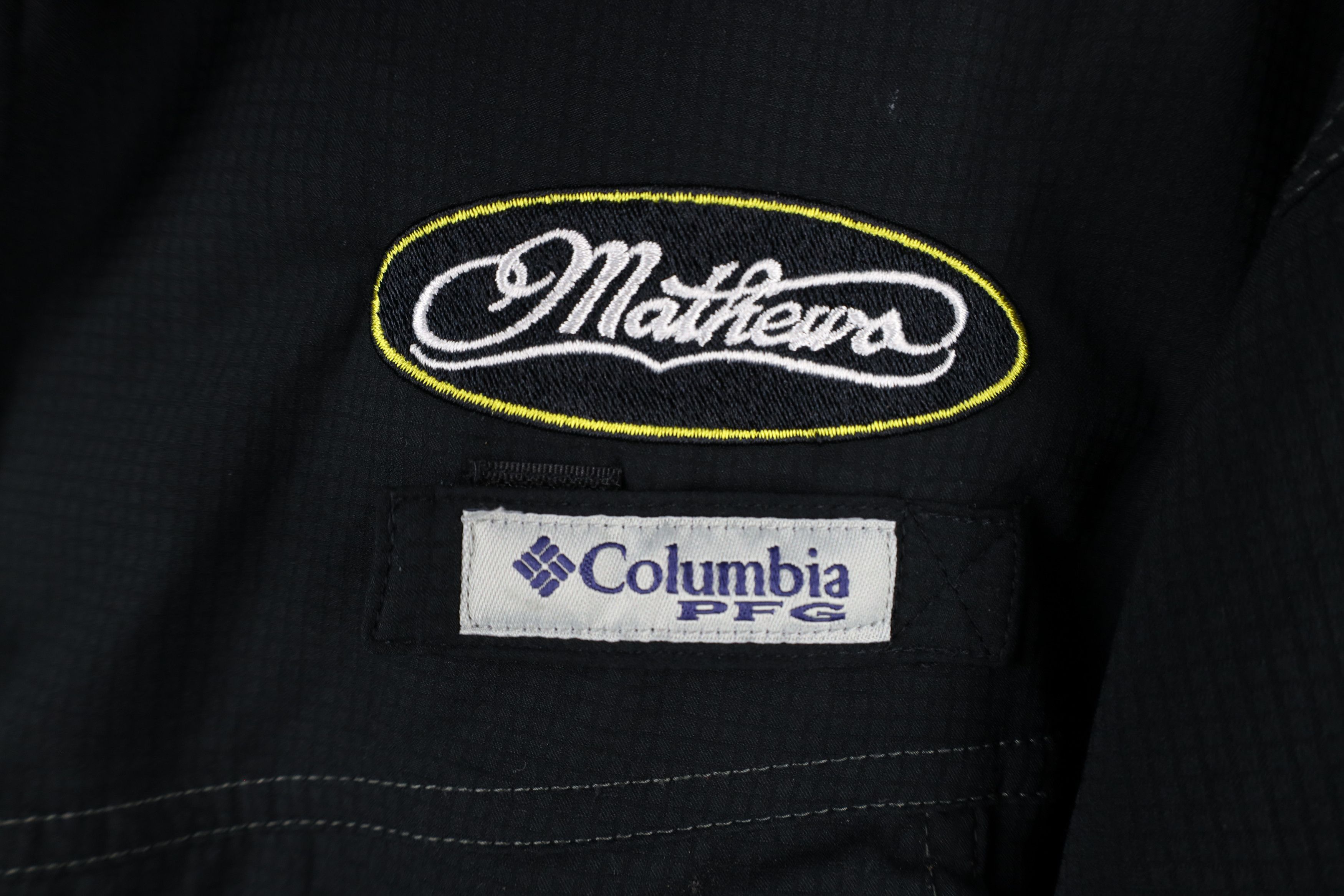 Columbia × Vintage Columbia PFG Mathews Bow Hunting Button Shirt Black Size US L / EU 52-54 / 3 - 5 Thumbnail