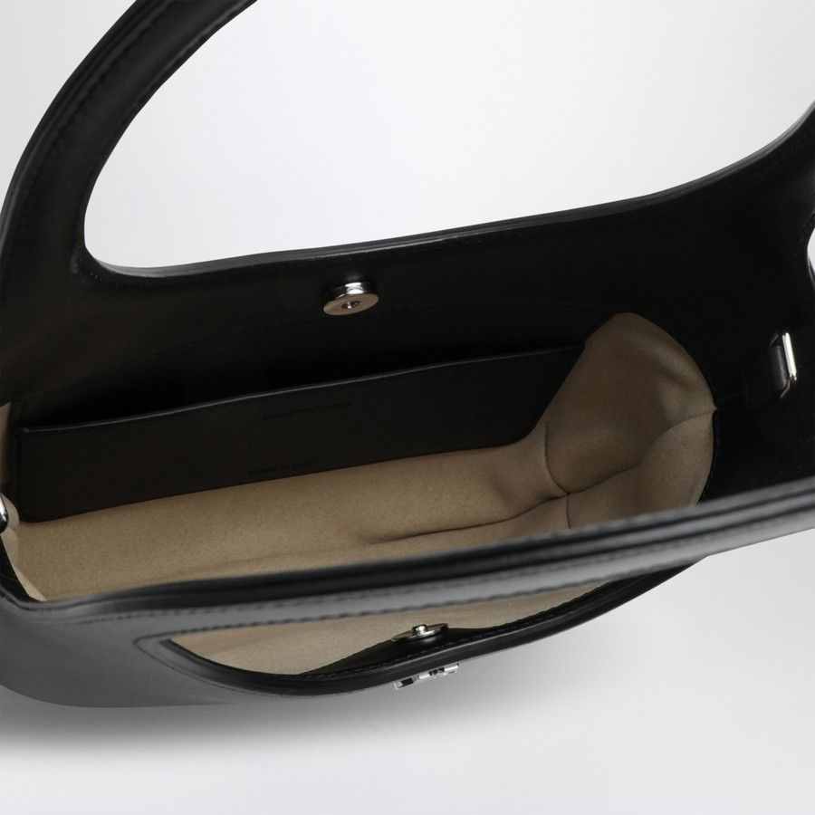 Courreges o1d2blof0824 Size: OS / Leather Holy Tejus Bag in Black Size ONE SIZE - 4 Thumbnail