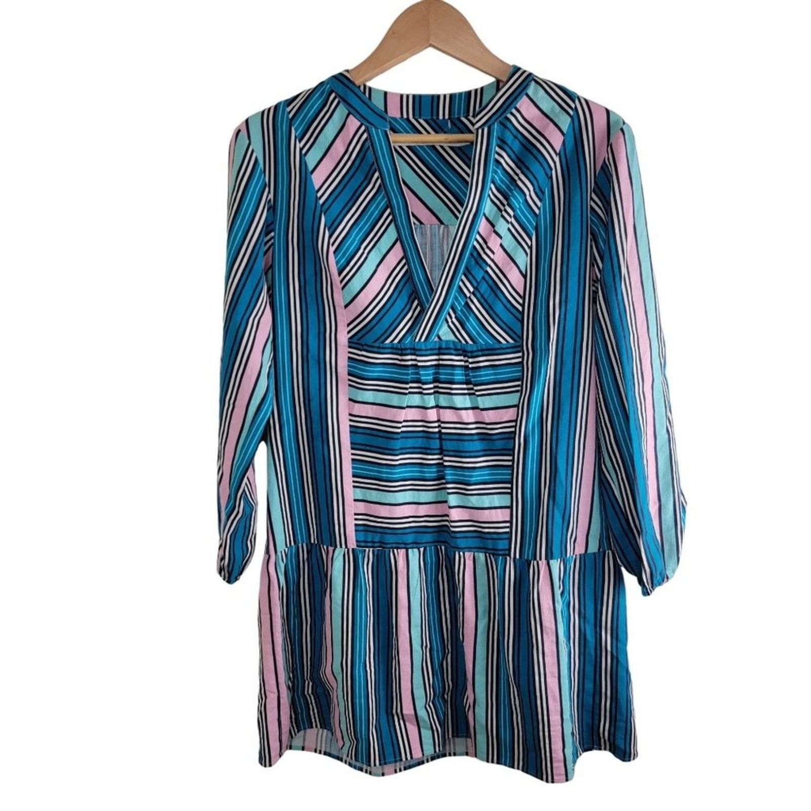 Marie Oliver Marie Oliver Womens Silk Linen Blend Shift Dress Size XS Size XS / US 0-2 / IT 36-38 - 1 Thumbnail
