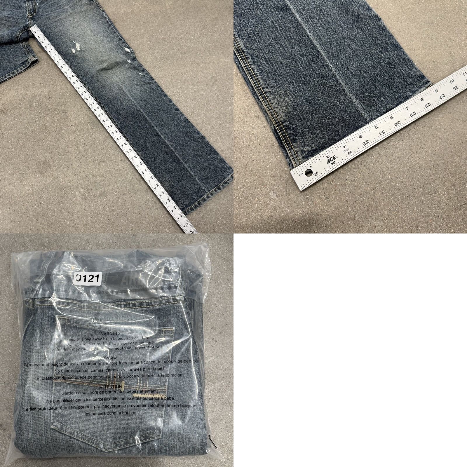Ariat ARIAT Jeans 32X34 Mens Relaxed Boot Cut Blue Denim M4 Size US 32 / EU 48 - 8 Thumbnail