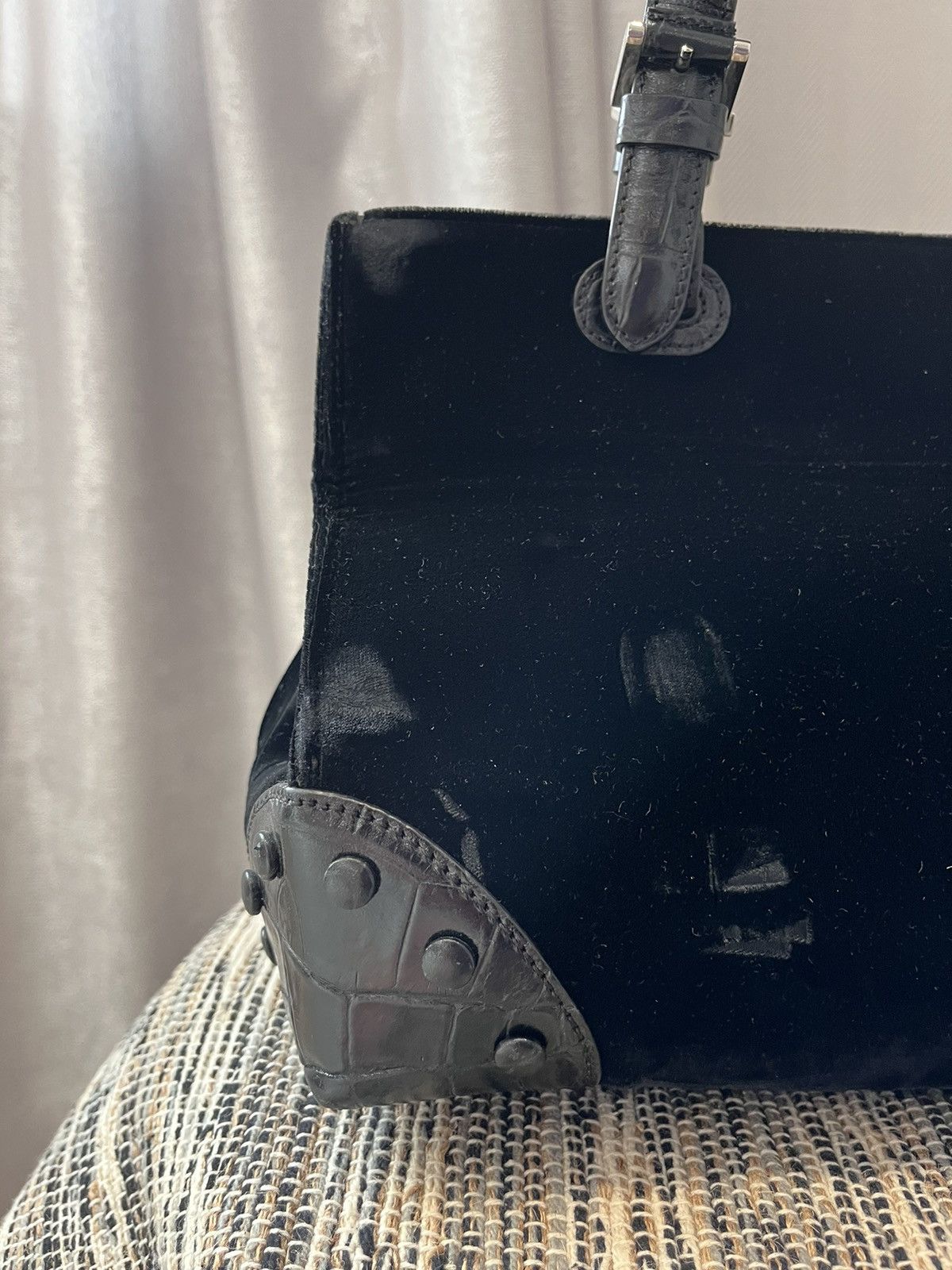 Emporio Armani Hype Giorgio Armani Gargonne bag luxury velour Y2K Size ONE SIZE - 8 Thumbnail