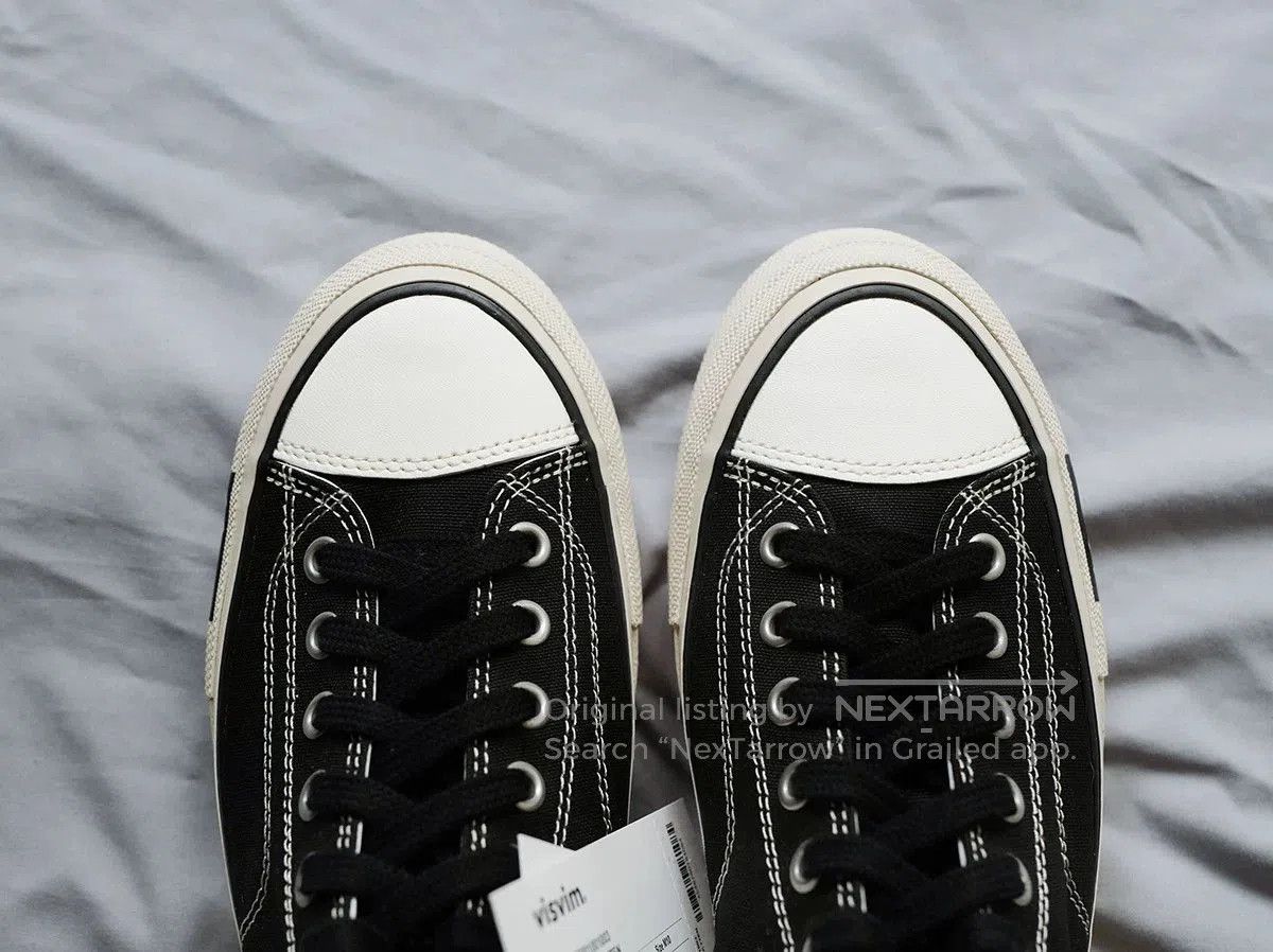Visvim visvim skagway hi canvas sneakers black and white. Size US 10.5 / EU 43-44 - 3 Thumbnail