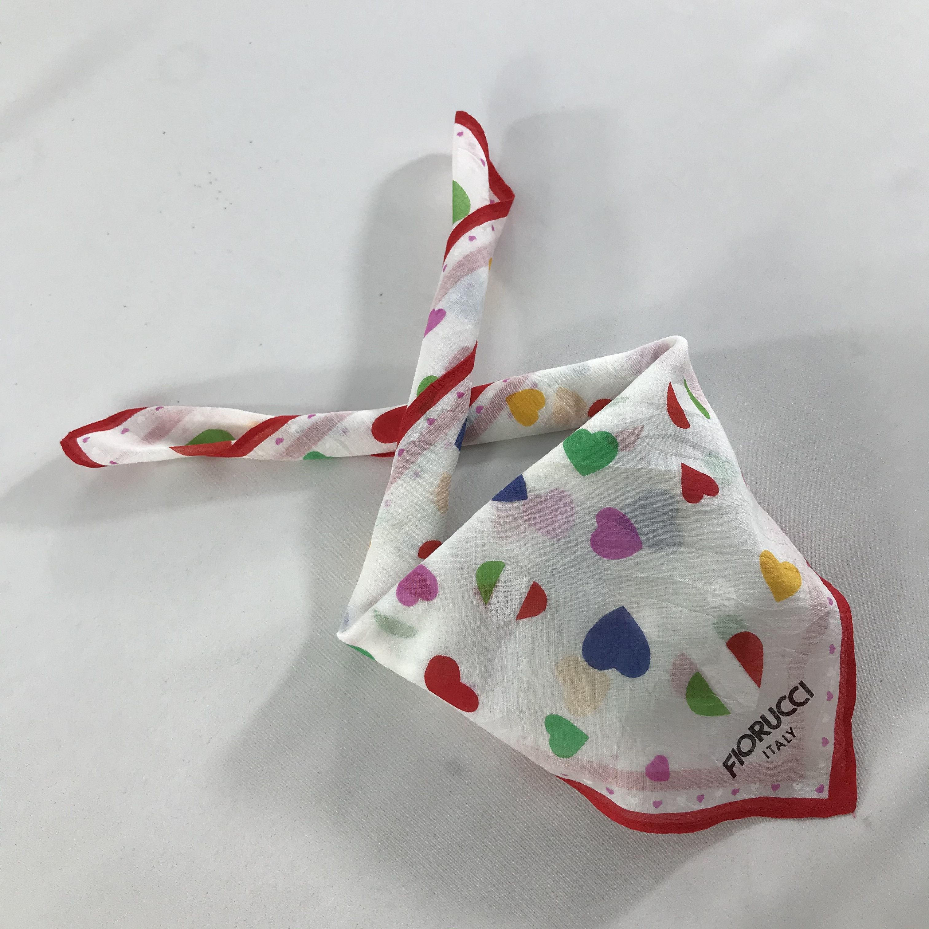 Fiorucci × Vintage Fiorucci Bandana / Handkerchief / Neckerchief - S1608 Size ONE SIZE - 4 Thumbnail