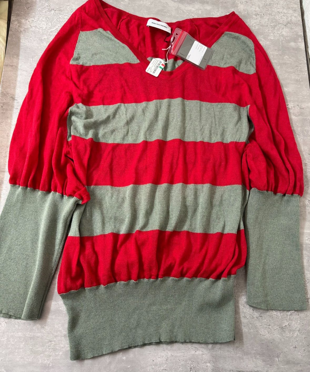 kiko kostadinov striped long sleeve