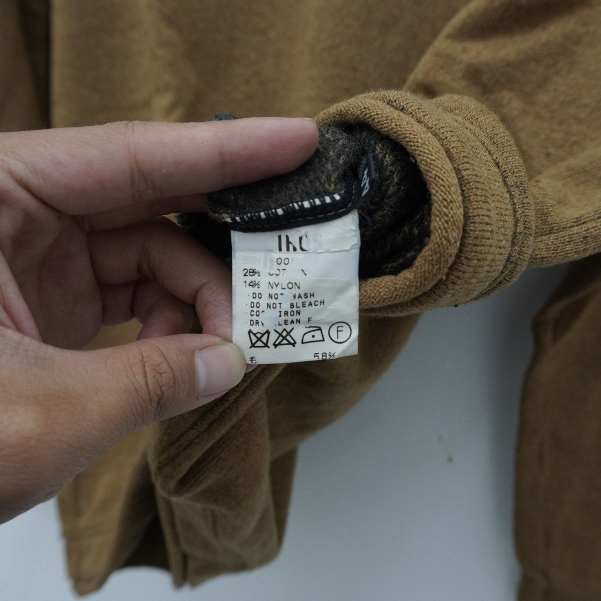 Japanese Brand Vtg Virus Denim Line Japan Brown Longsleeve Knit LGB style Size US M / EU 48-50 / 2 - 9 Thumbnail
