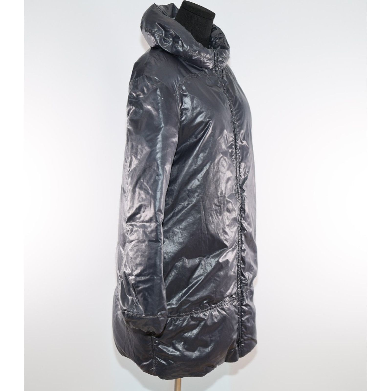 Marni Excellent Authentic MARNI Dark Gray Down Puffer Coat Size 40 Size M / US 6-8 / IT 42-44 - 4 Thumbnail