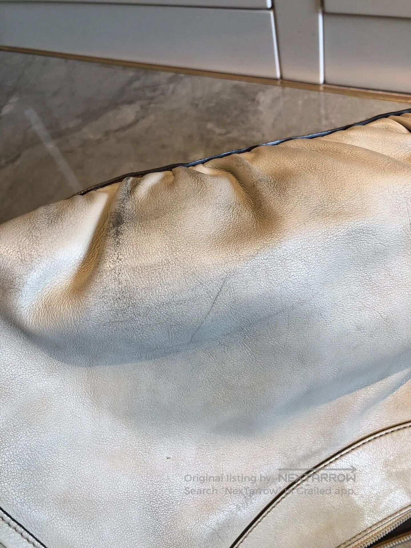 Gucci Gucci Beige Calf Leather Large Crescent Underarm Bag. Size ONE SIZE - 8 Thumbnail