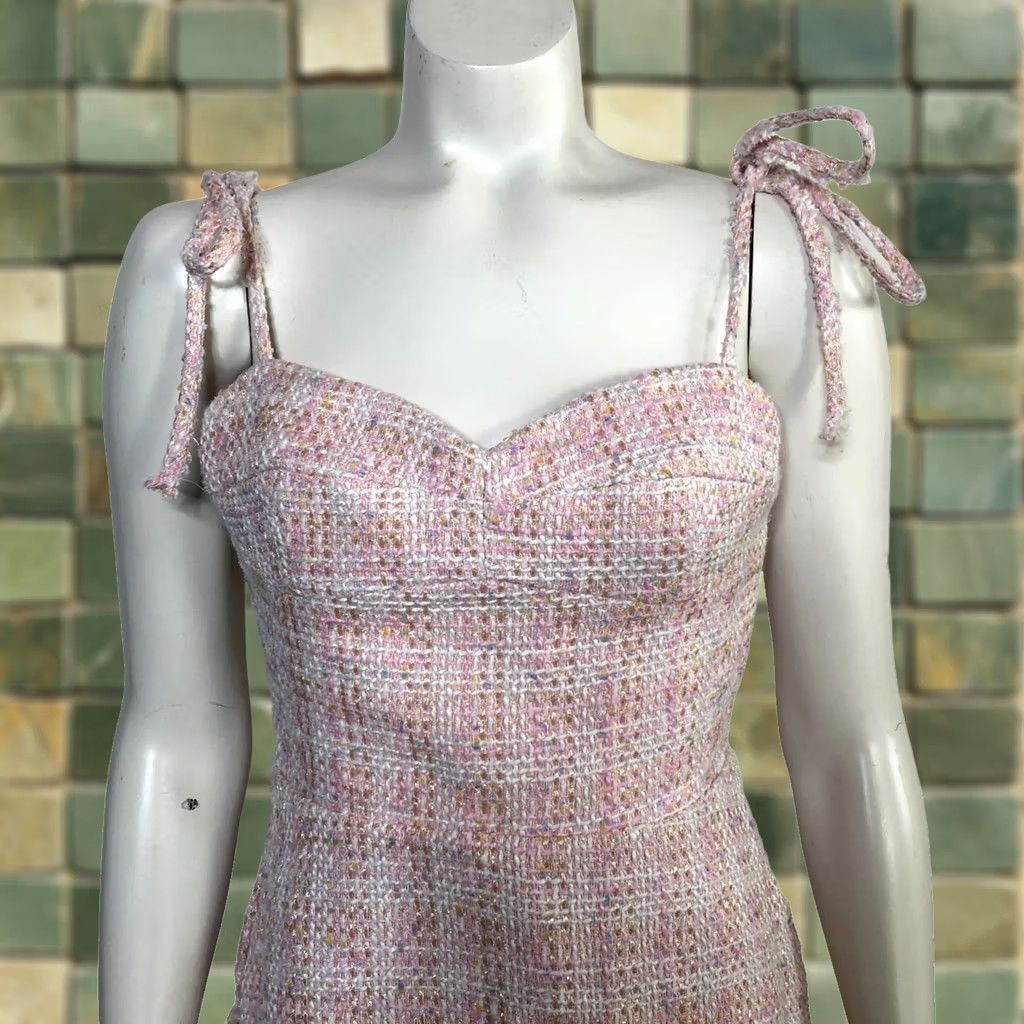 Amanda Uprichard Amanda Uprichard Romper Mini Dress Skirt Skort Pink Champagne Small MINT HRJ Size 28" / US 6 / IT 42 - 1 Thumbnail