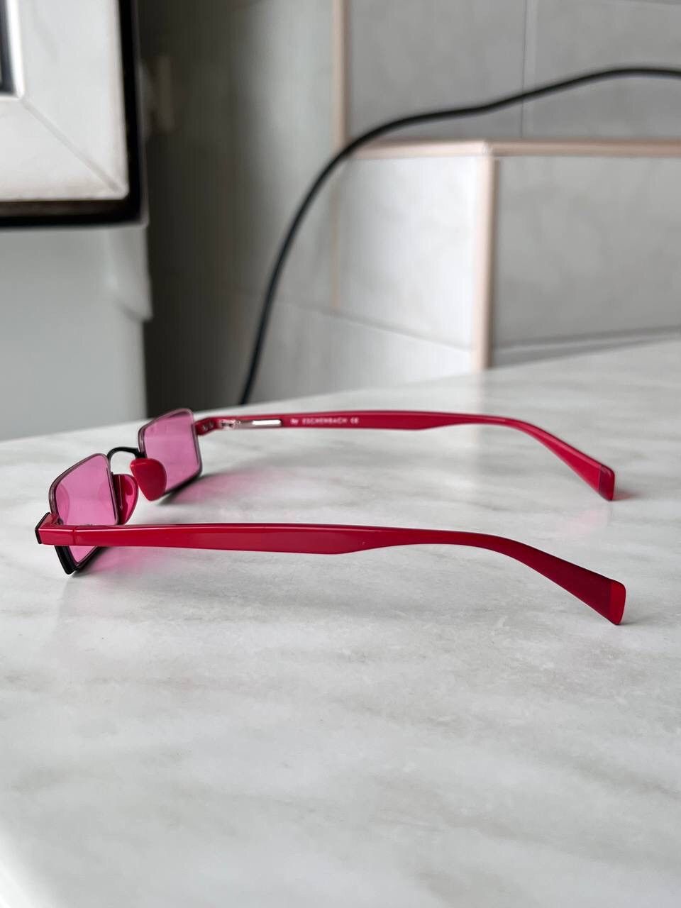 Other Eschenbach steampunk cyberpunk pink lenses sunglasses 2000's Size ONE SIZE - 4 Thumbnail
