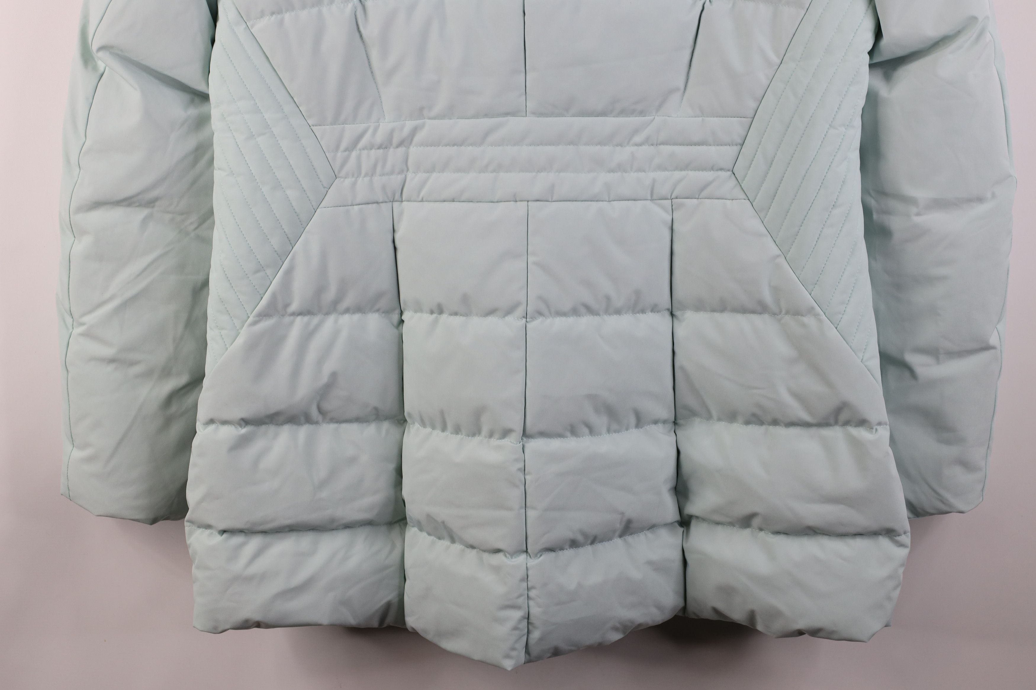 Lands' End Y2K Lands End Duck Down Hooded Full Zip Puffer Jacket Blue Size M / US 6-8 / IT 42-44 - 14 Thumbnail