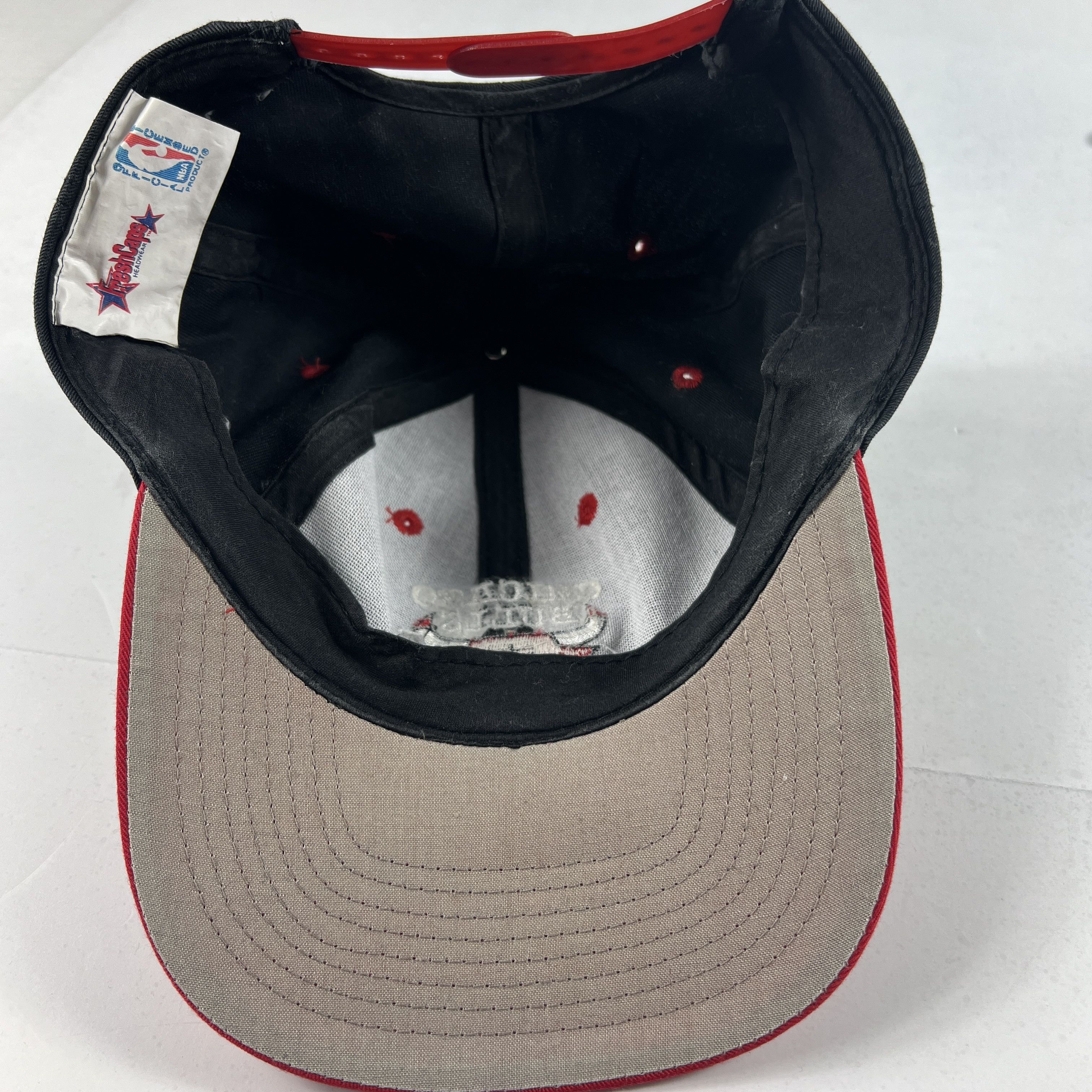 Drew Pearson × NBA × Vintage VTG 90s Drew Person NBA Chicago Bulls Snap Back Hat BlackCap Size ONE SIZE - 10 Thumbnail