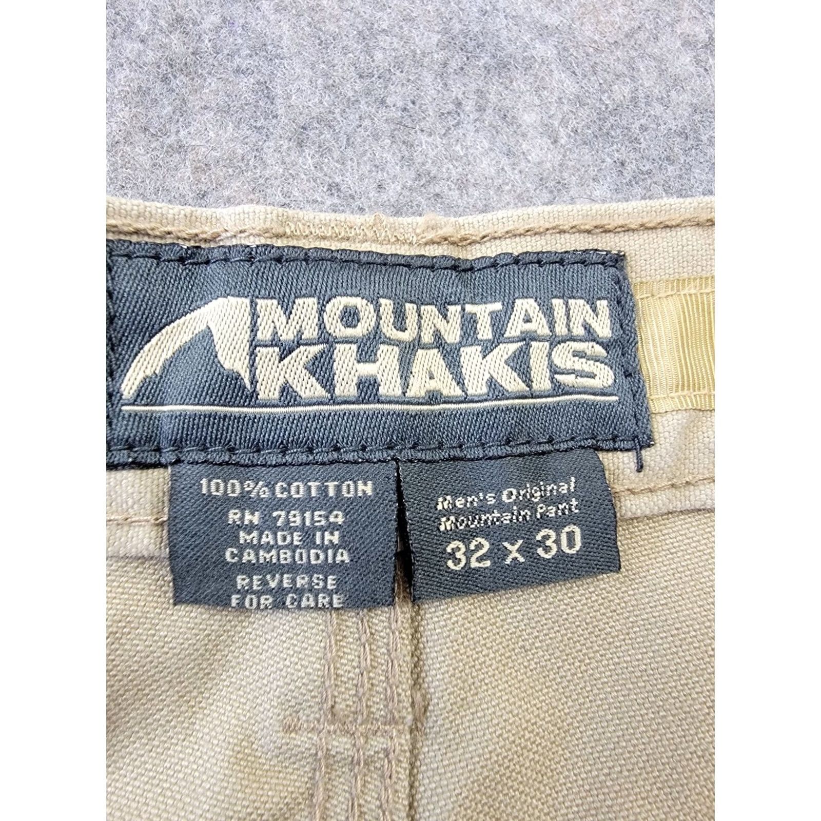 Mountain Khakis Mountain Khaki Pants Mens 30x30 Brown Pockets Outdoor Khakis Regular Slim Front Flat Front Size US 30 / EU 46 - 6 Thumbnail