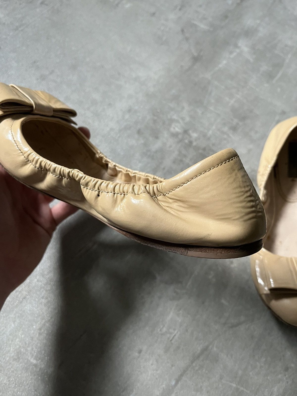 Prada Prada ballet yellow cream vintage women shoes Size US 9.5 / IT 39.5 - 6 Thumbnail