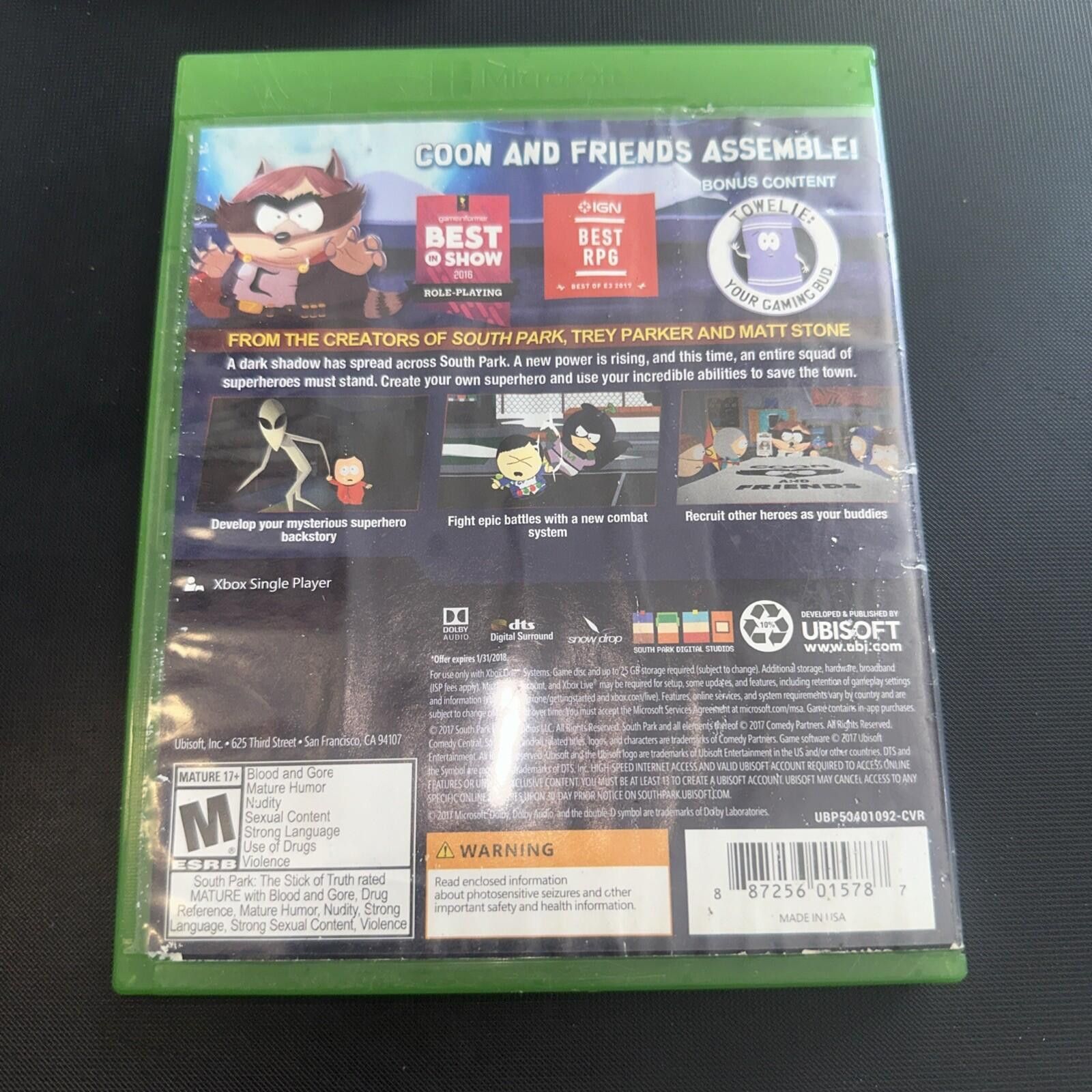 Other South Park: The Fractured but Whole Microsoft Xbox One, 2017 Size ONE SIZE - 5 Thumbnail