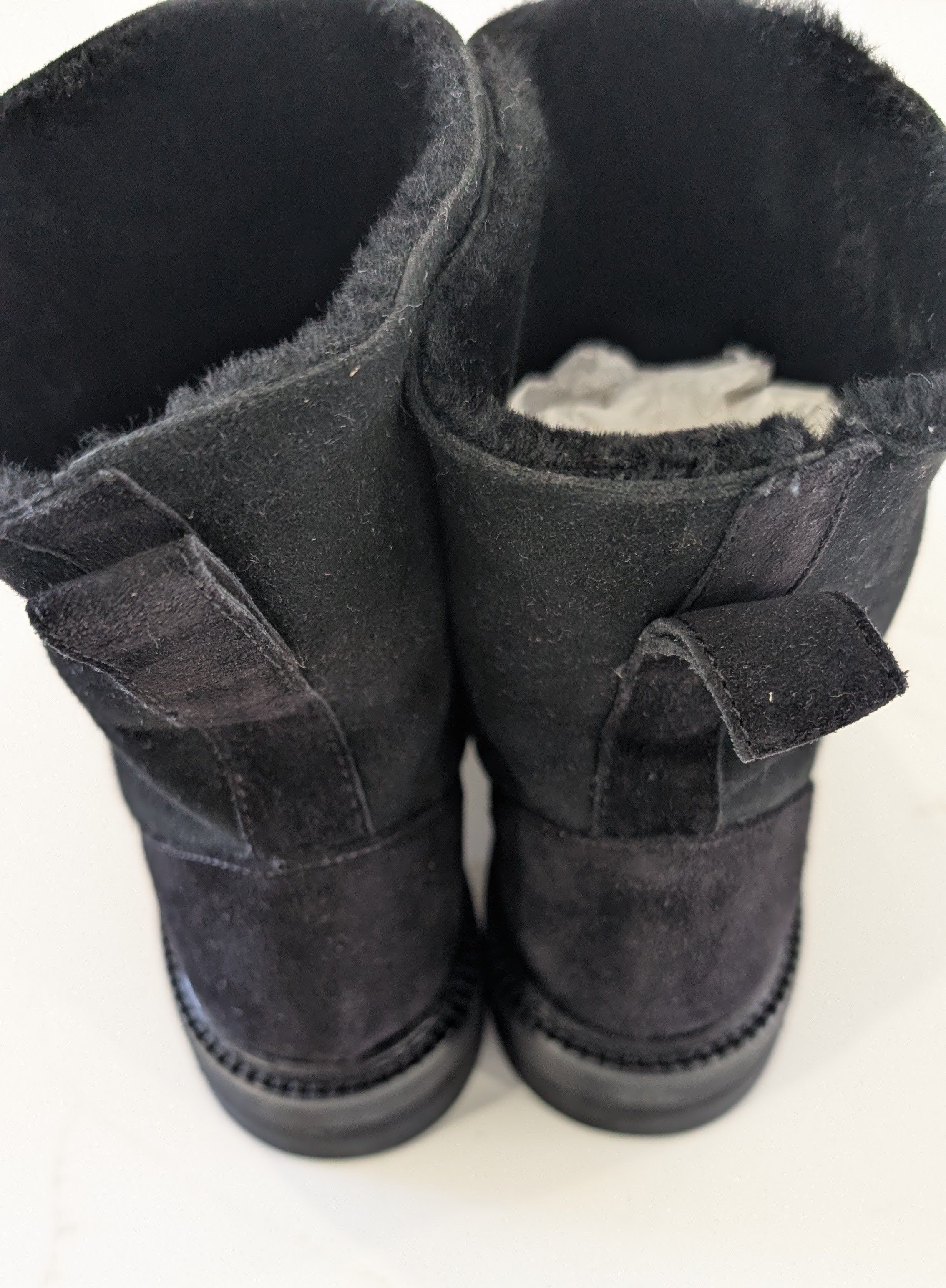 Manolo Blahnik Manolo Blahnik Tomosa Suede Shearling Ankle Boots EU 36 Size US 6 / IT 36 - 10 Thumbnail