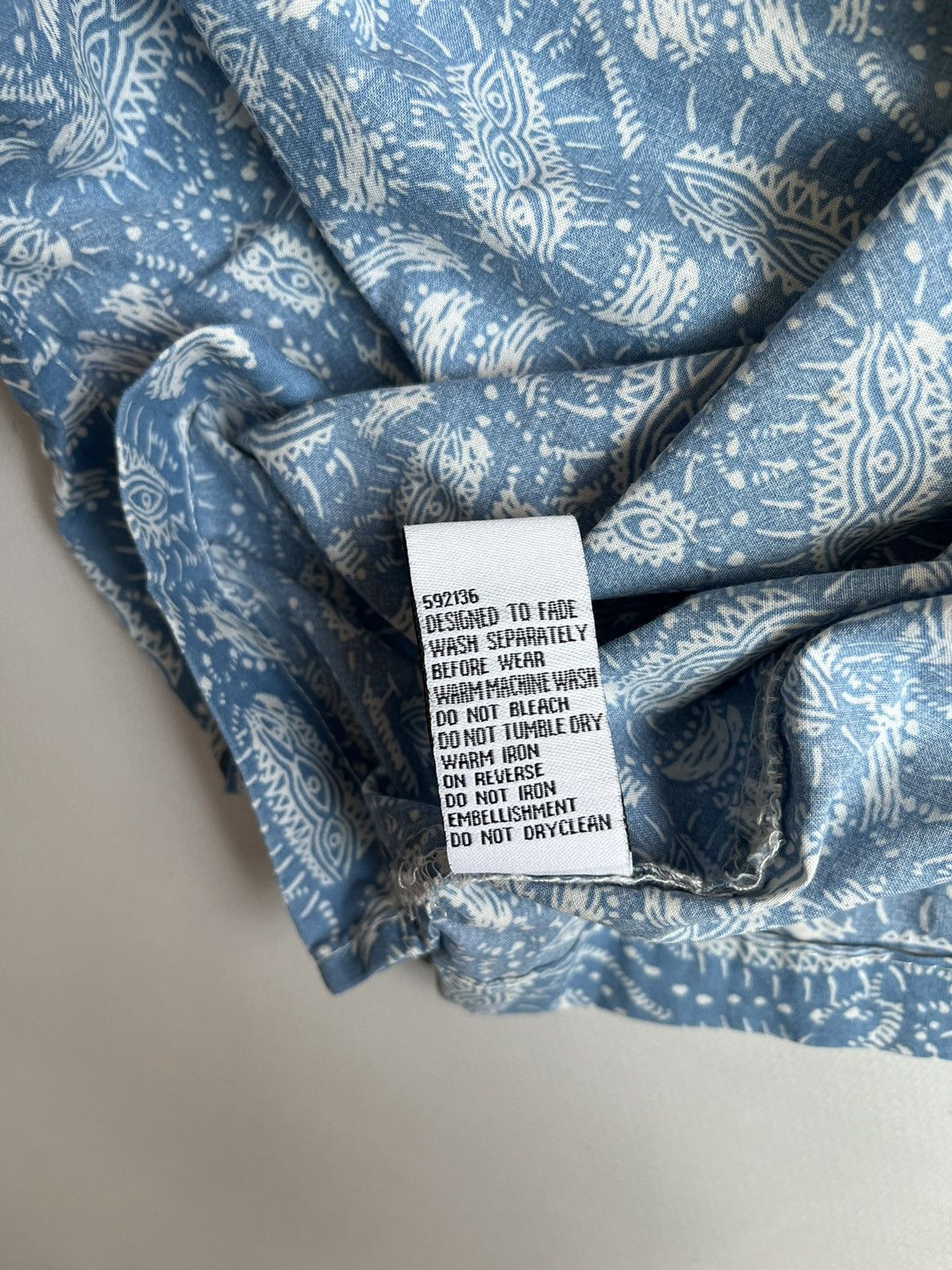 Mambo MAMBO Australia Men Blue Hawaiian Printed Button Up Shirt Size US L / EU 52-54 / 3 - 11 Thumbnail