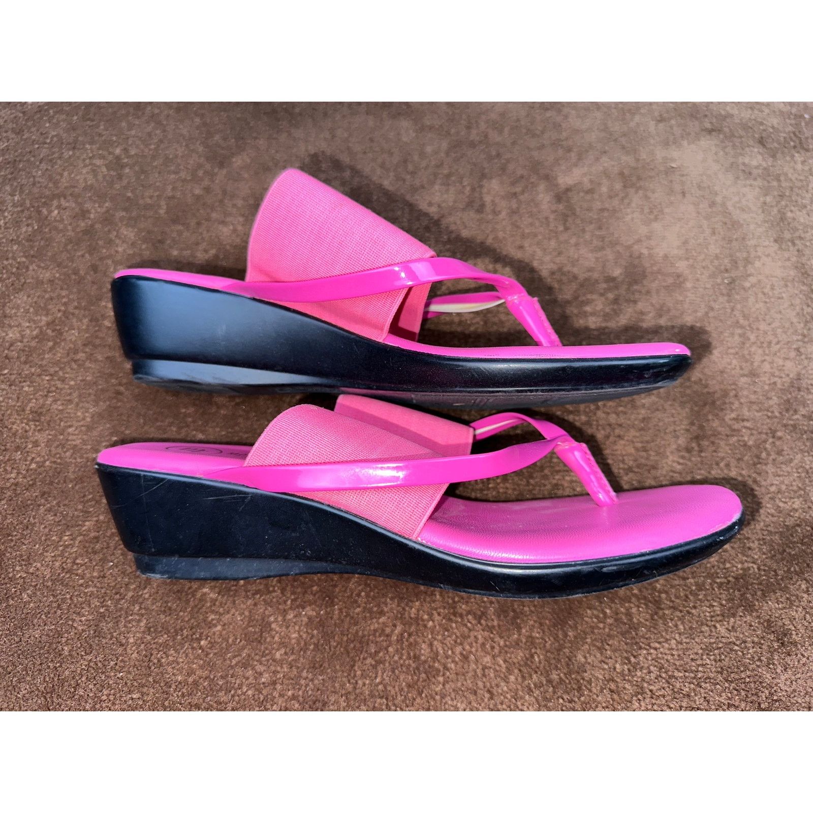 Other Mootsie Tootsie Pink Wedge Sandals Size 6.5 Size US 6.5 / IT 36.5 - 3 Thumbnail