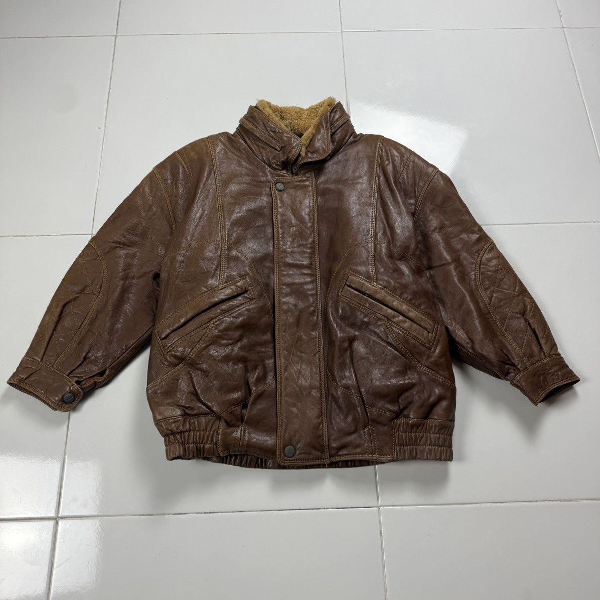 Vera Pelle Vintage Vera Pelle Made in Italy Leather Jacket Size US M / EU 48-50 / 2 - 2 Thumbnail