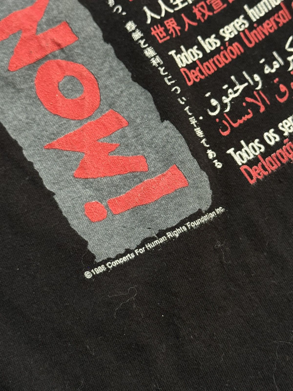 Reebok Vintage Reebok Human Rights Tour 1988 T-Shirt Size US L / EU 52-54 / 3 - 10 Thumbnail