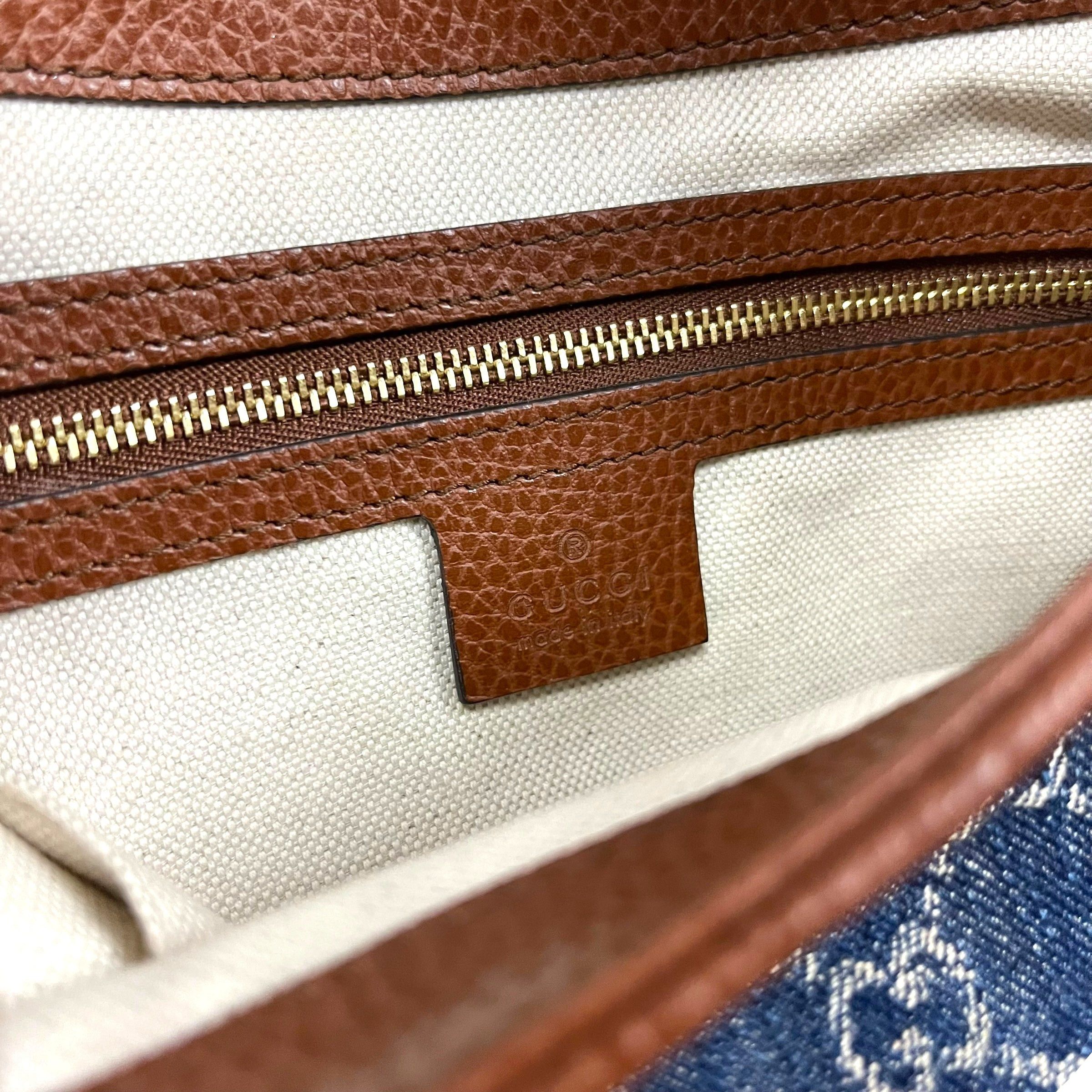 Gucci Gucci Jackie 1961 GG Denim Bag - O/S Size ONE SIZE - 7 Thumbnail