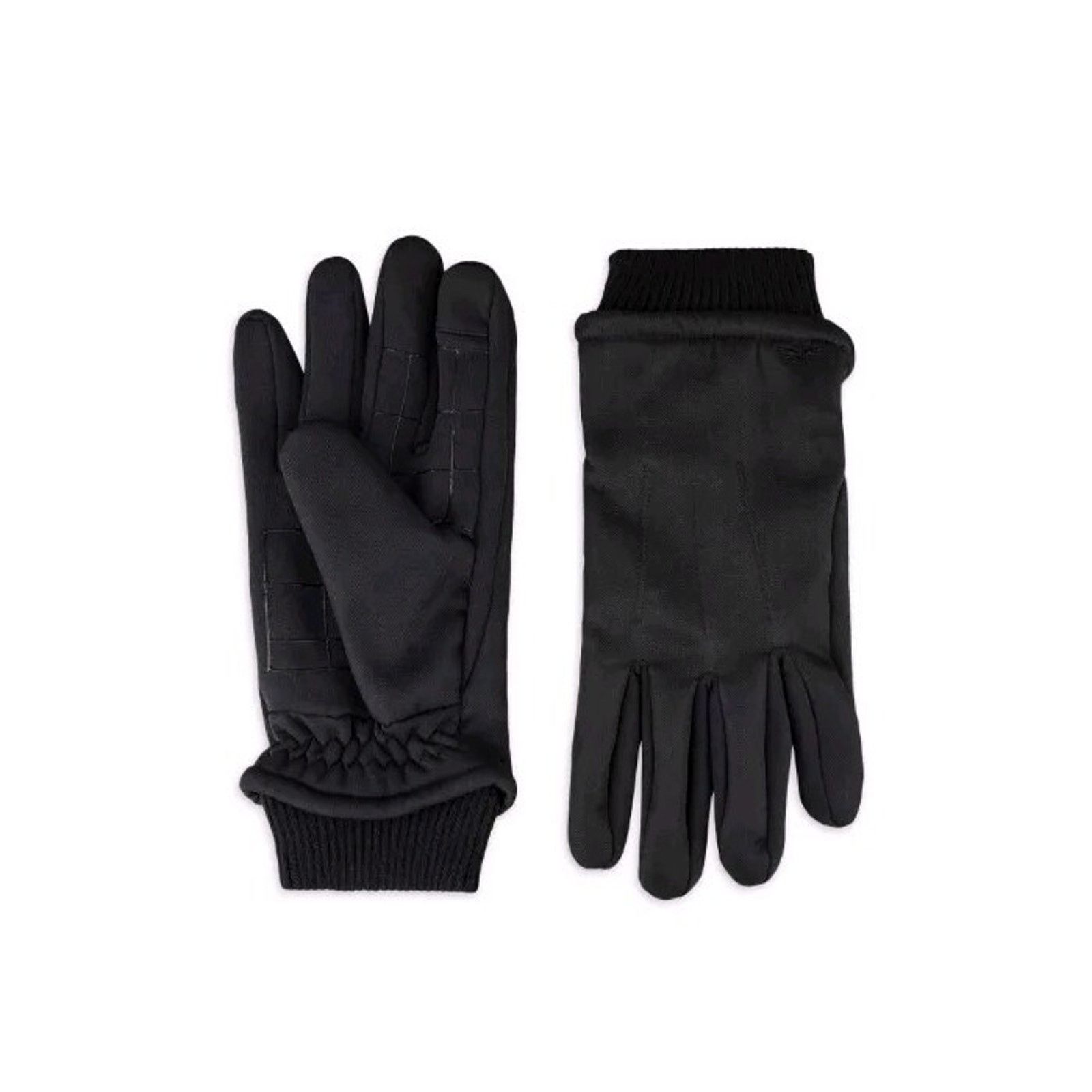 Dockers DOCKERS Black Stretch Palm Touch Screen Gloves Men's Size L Size ONE SIZE - 2 Thumbnail