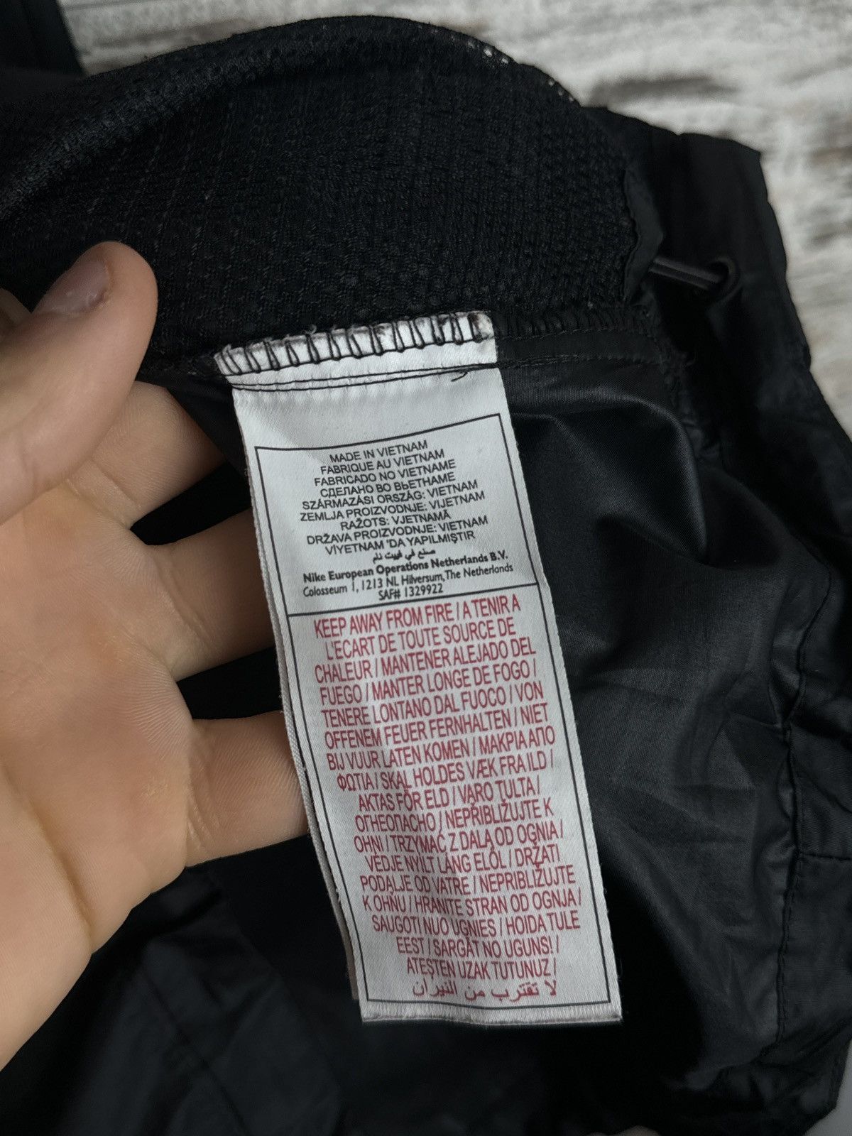 Nike Mens Vintage Nike track jacket black swoosh y2k drill rare Size US XL / EU 56 / 4 - 11 Thumbnail