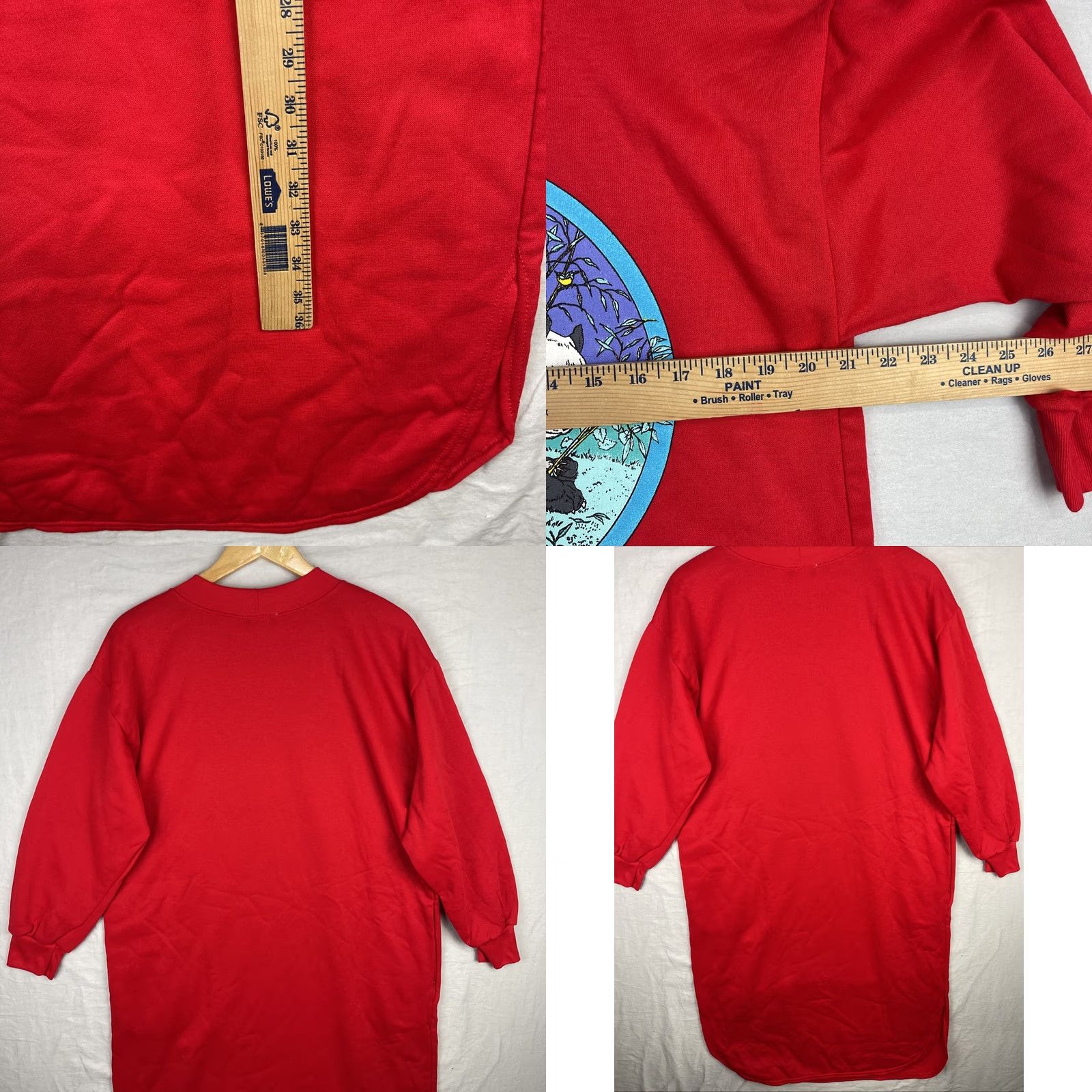 Vintage VINTAGE WWF Shirt Womens Medium Red World Wildlife Fund Sleep Nightshirt Size M / US 6-8 / IT 42-44 - 8 Thumbnail