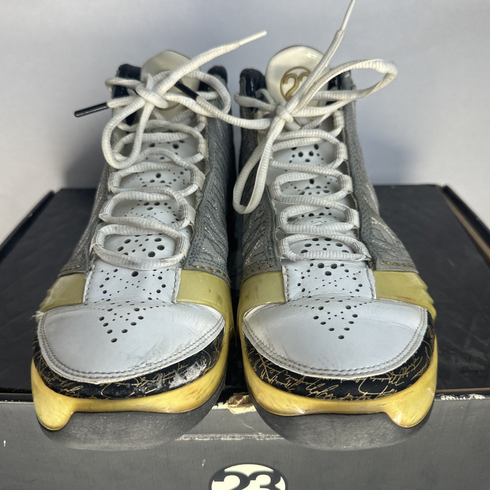 Jordan Brand Nike Air Jordan 23 XX3 OG White Stealth 2008 US 8 Size US 8.5 / EU 41-42 - 10 Thumbnail