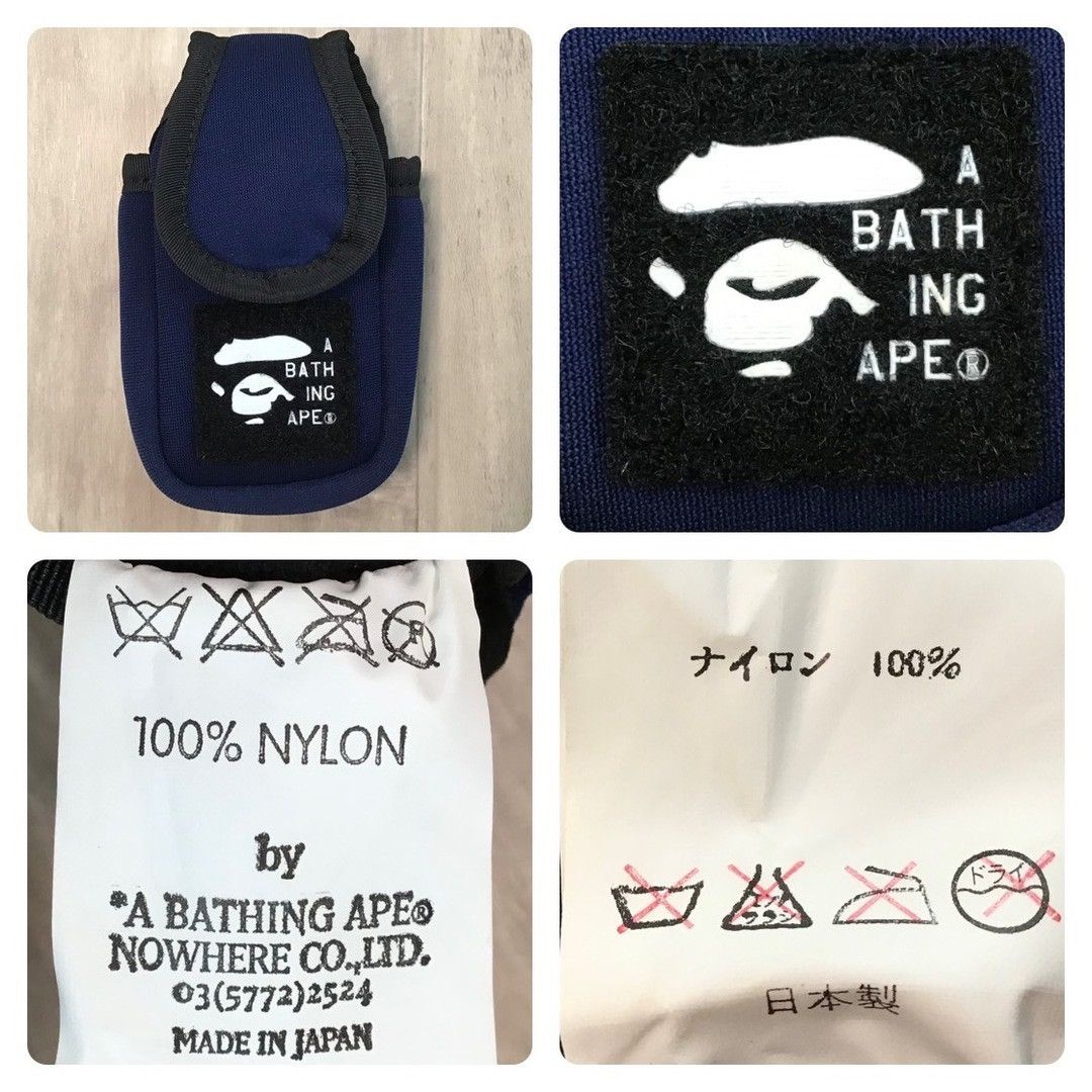 Bape 🔥Vintage🔥 BAPE belt pouch Navy a bathing ape NIGO Size ONE SIZE - 6 Thumbnail