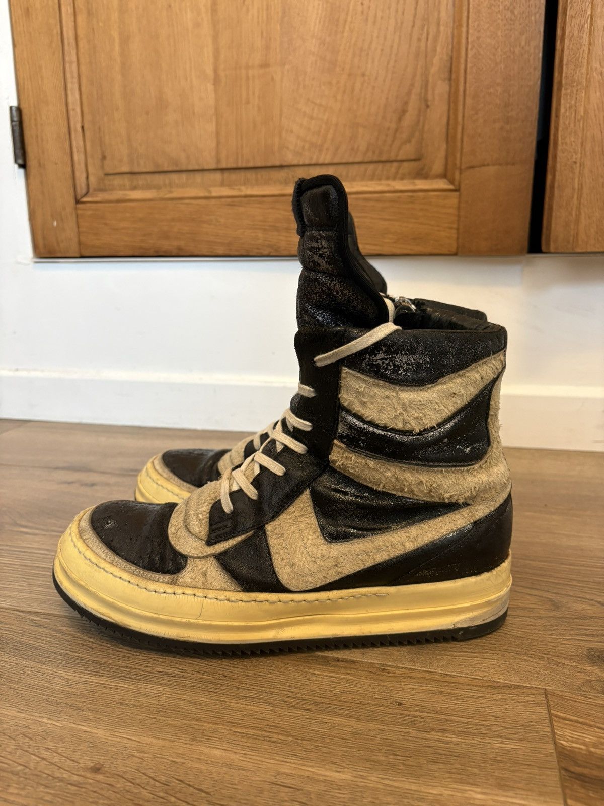 Rick Owens Rick Owens Mohawk Dunks 41-42 Size US 9 / EU 42 - 5 Thumbnail