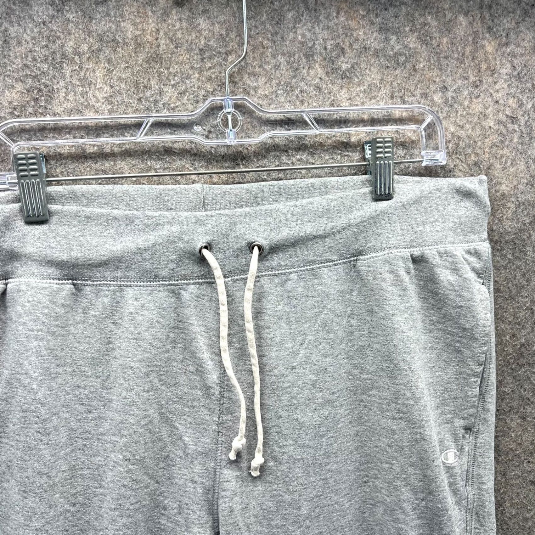 Champion Champion Sweatpants Men XL Gray Jogger Athletic Fleece Gym Tapered Pants Vintage No Size US 36 / EU 52 - 6 Thumbnail