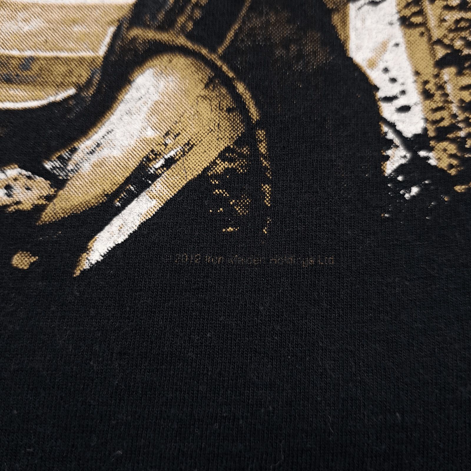 Band Tees × Iron Maiden × Vintage 00's Vintage Iron Maiden Big Print Black T-shirt Size US S / EU 44-46 / 1 - 5 Thumbnail